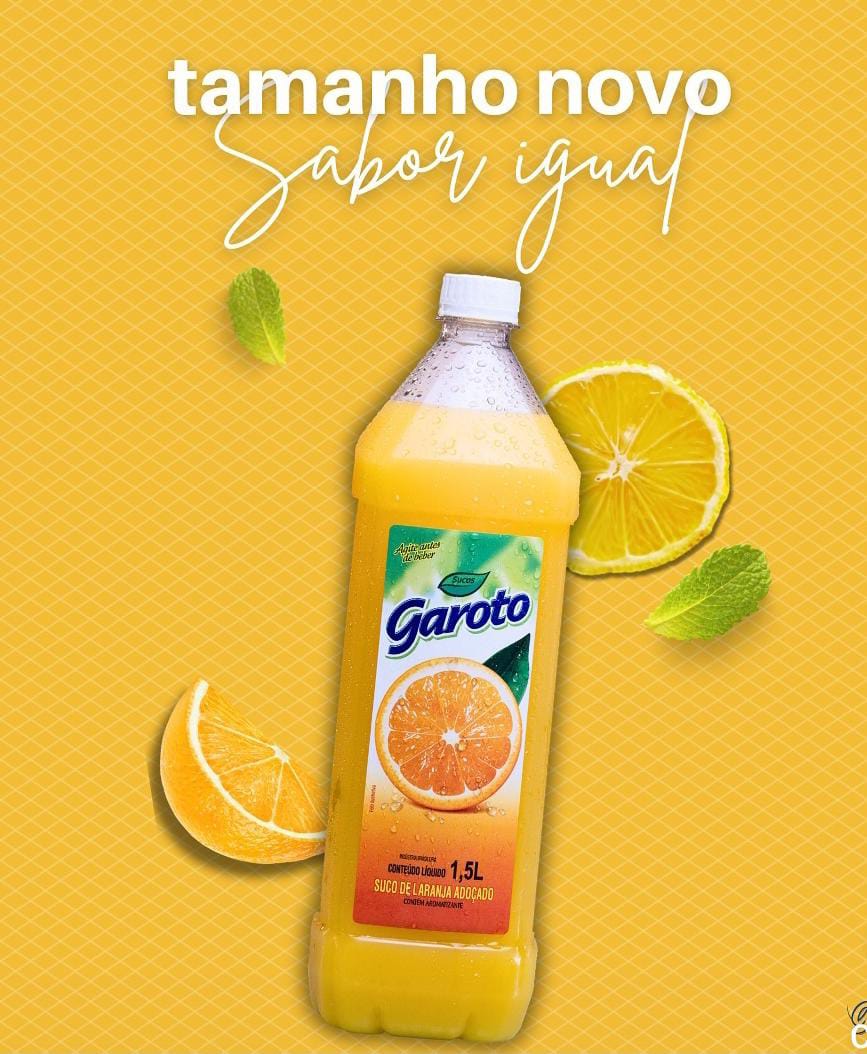 SUCO GAROTO 1,5 LITROS