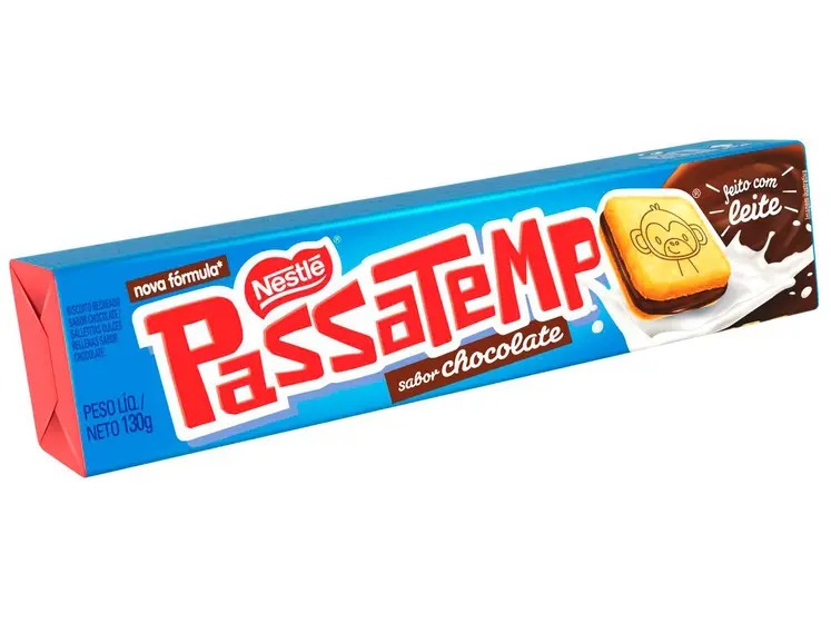 BISCOITO RECHEADO PASSATEMPO CHOCOLATE