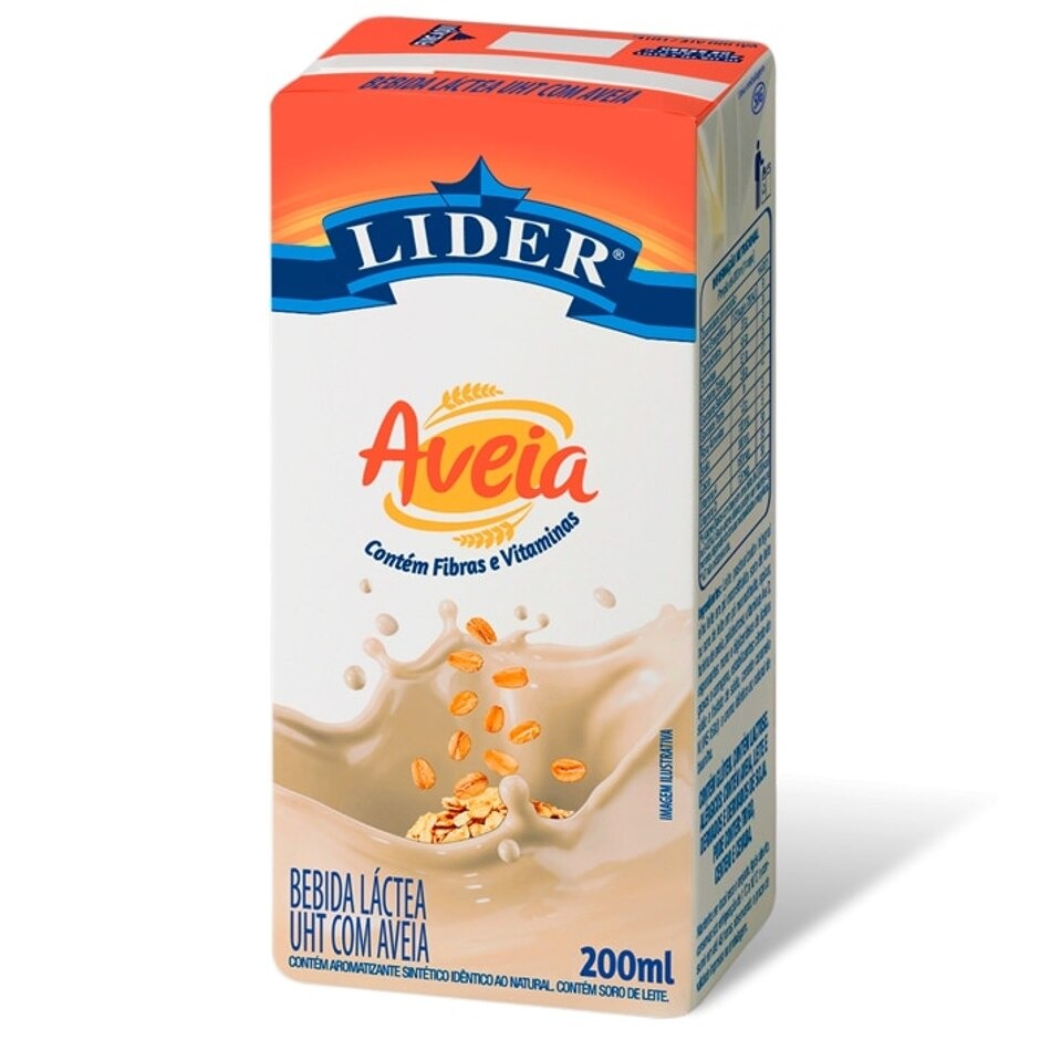 BEBIDA LACTEA LIDER COM AVEIA 200ML