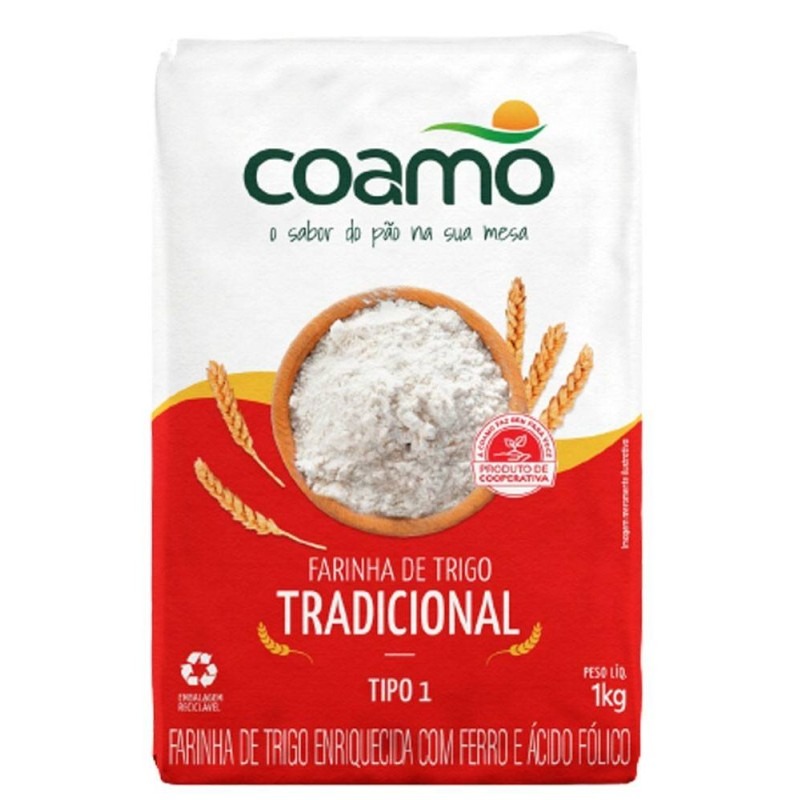 FARINHA DE TRIGO COAMO 1KG