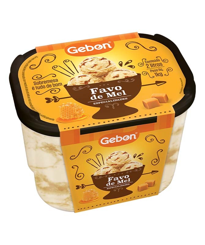 SORVETE DE POTE GEBON FAVO DE MEL 1KG