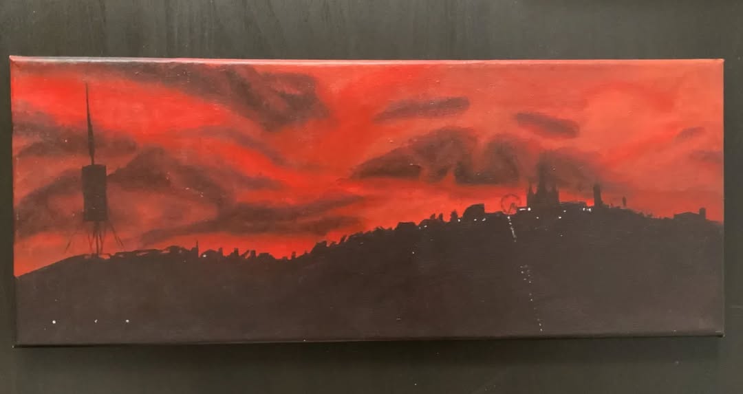 Anochecer en Barcelona