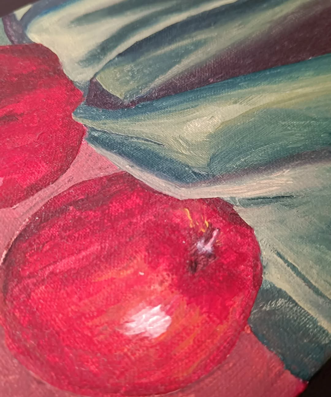 Bodegón de manzanas