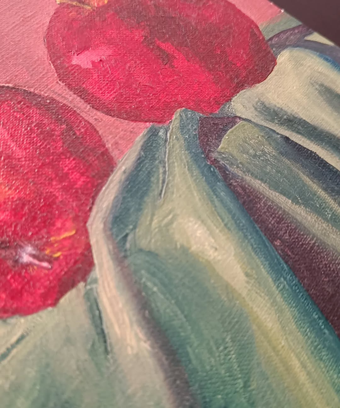 Bodegón de manzanas