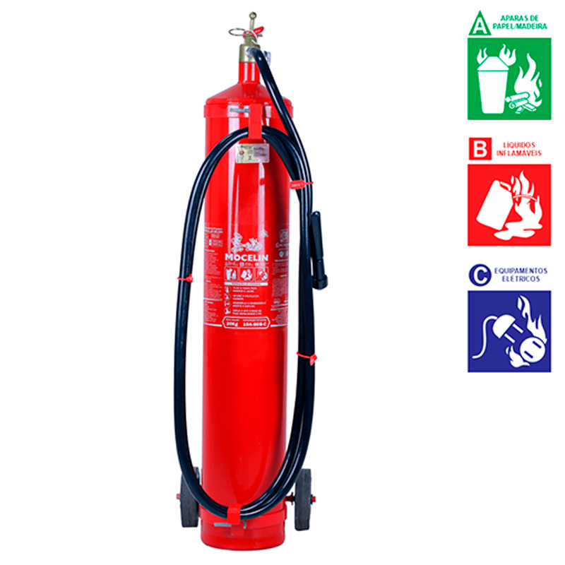 EXTINTORES SOBRE RODAS ABC 20KG (6A:40B:C)