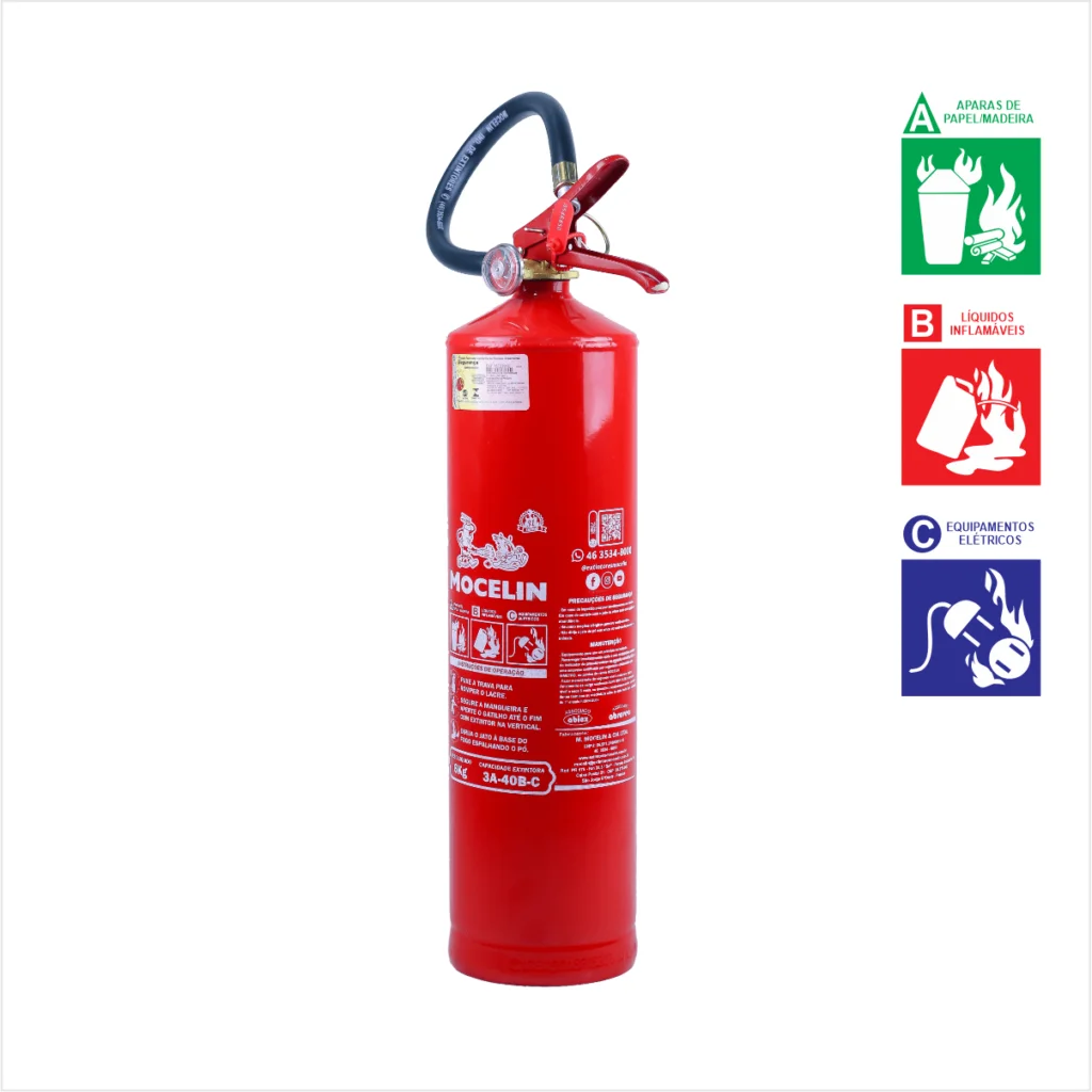 EXTINTOR PÓ ABC 6KG (3A:40B:C)
