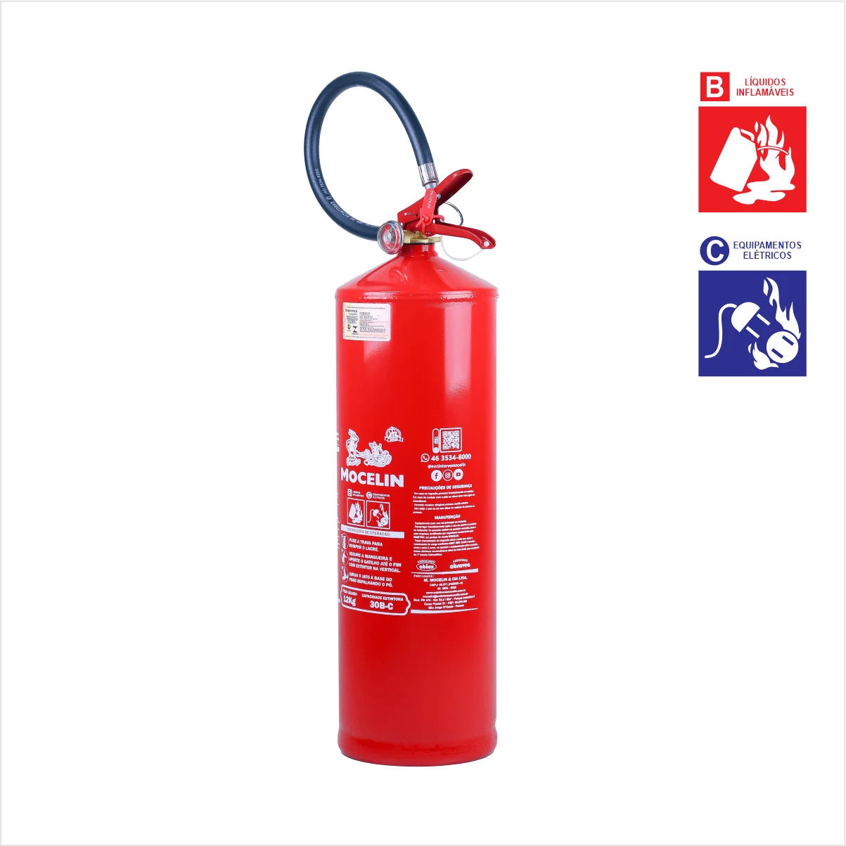 EXTINTOR PÓ CLASSE BC 12KG (40B:C)