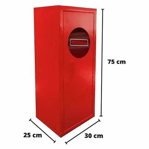 ABRIGO PARA EXTINTOR DE INCÊNDIO 75X30X25