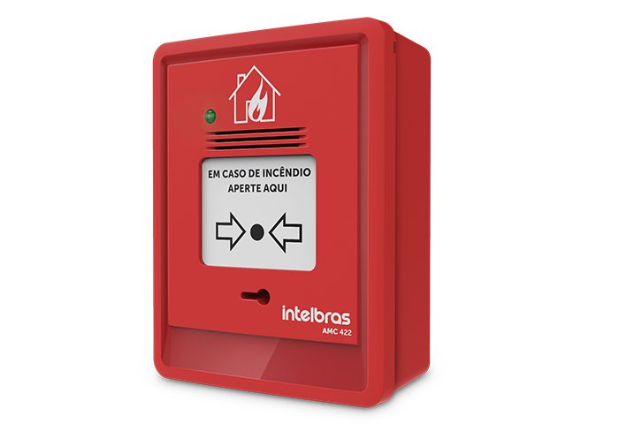 ACIONADOR MANUAL CONVENCIONAL - INTELBRAS AMC 422 (C/ sirene)