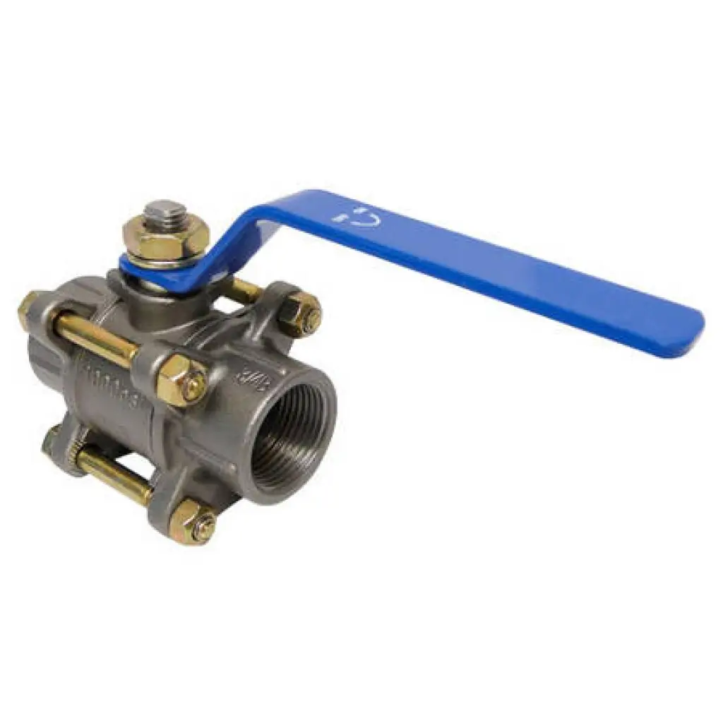 VÁLVULA DE ESFERA TRIPARTIDA ROSCA - FERRO FUNDIDO