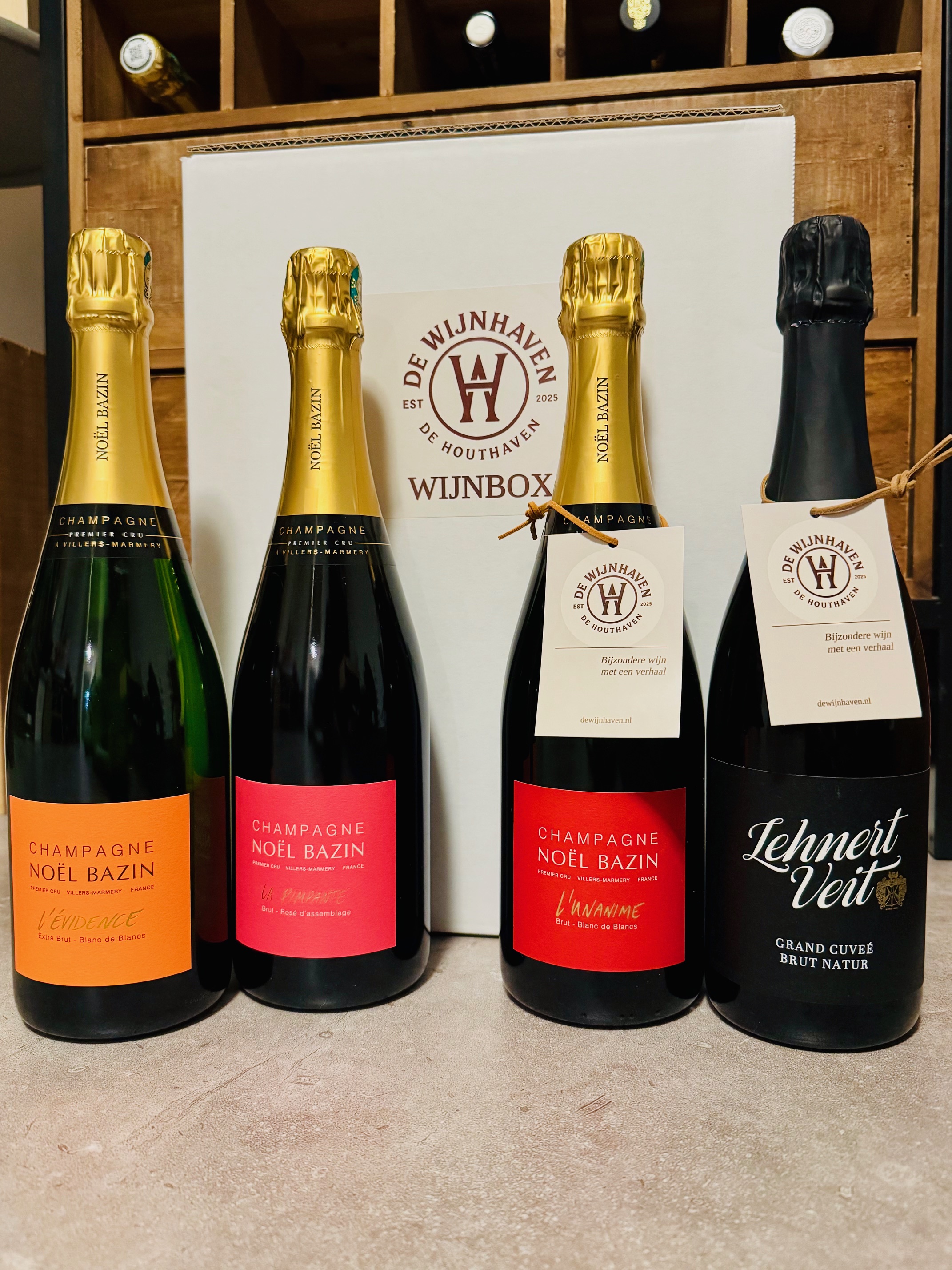 de Wijnhaven Sparkling Wijnbox - Rosé