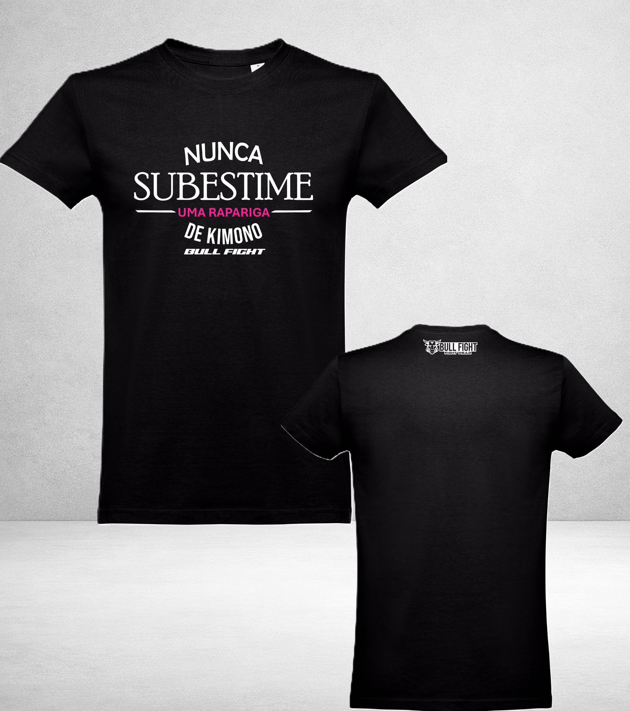 T-Shirt Bull Fight Lifestyle - NUNCA SUBESTIME ADULTO