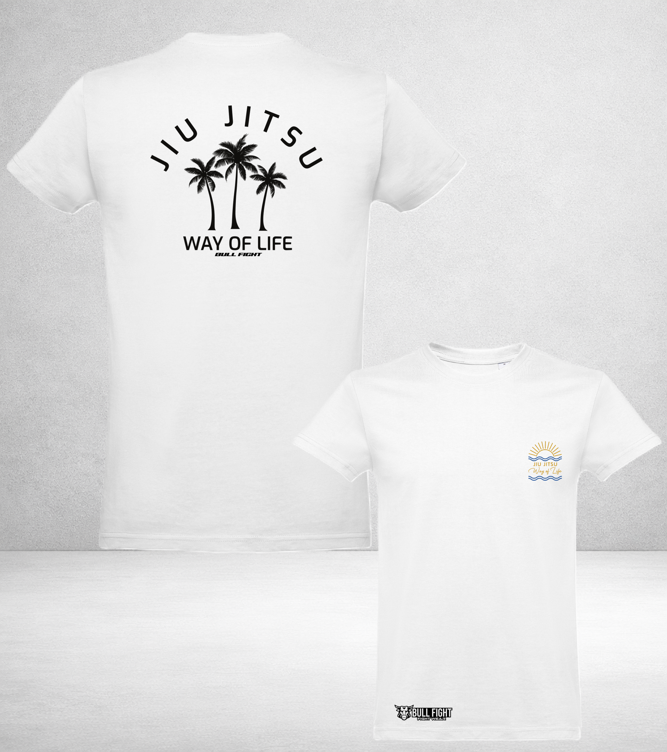 T-Shirt Bull Fight Lifestyle - BJJ PALMEIRAS ADULTO