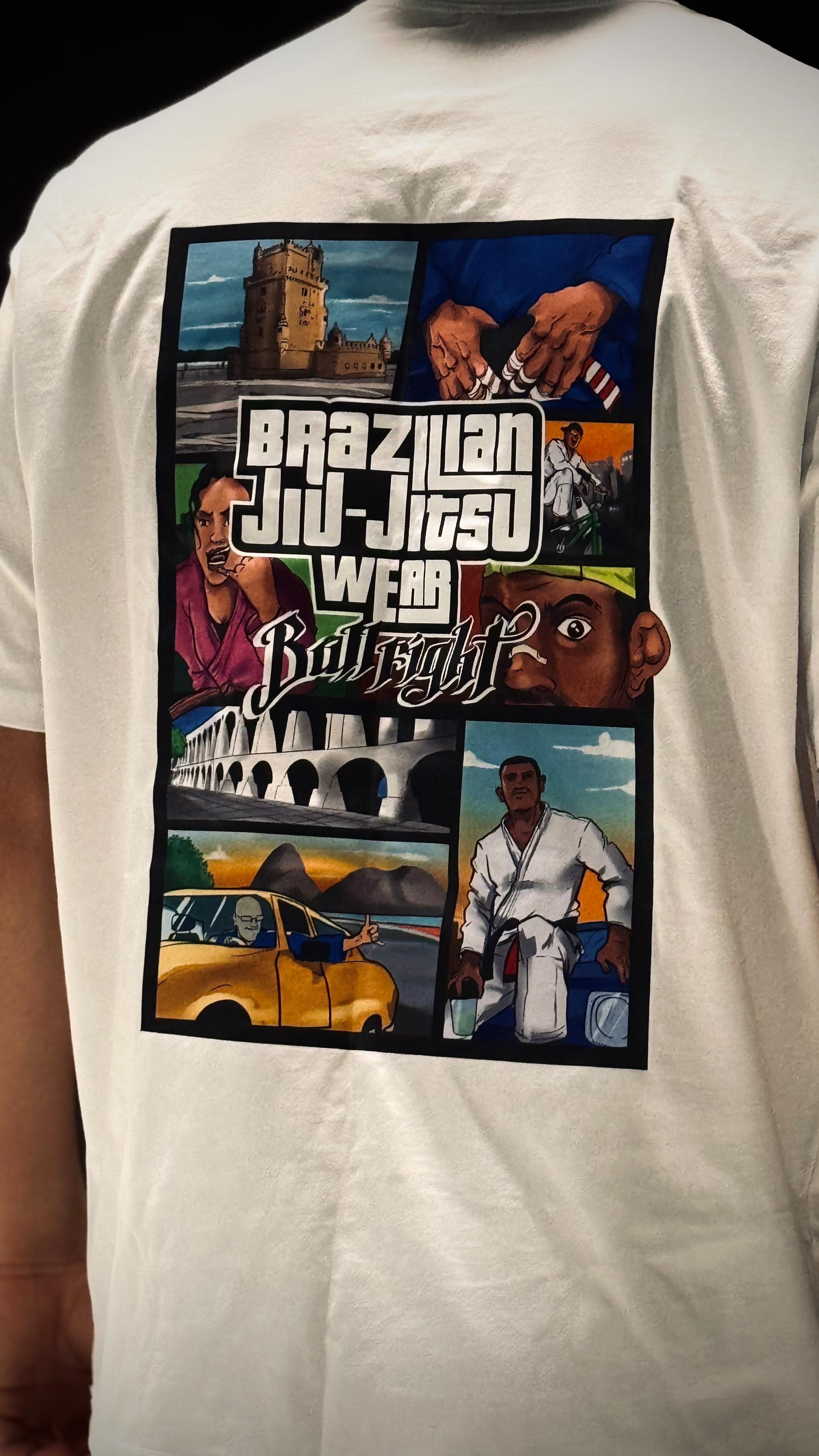 T-Shirt Oversize - Brazilian Jiu Jitsu Bullfight 