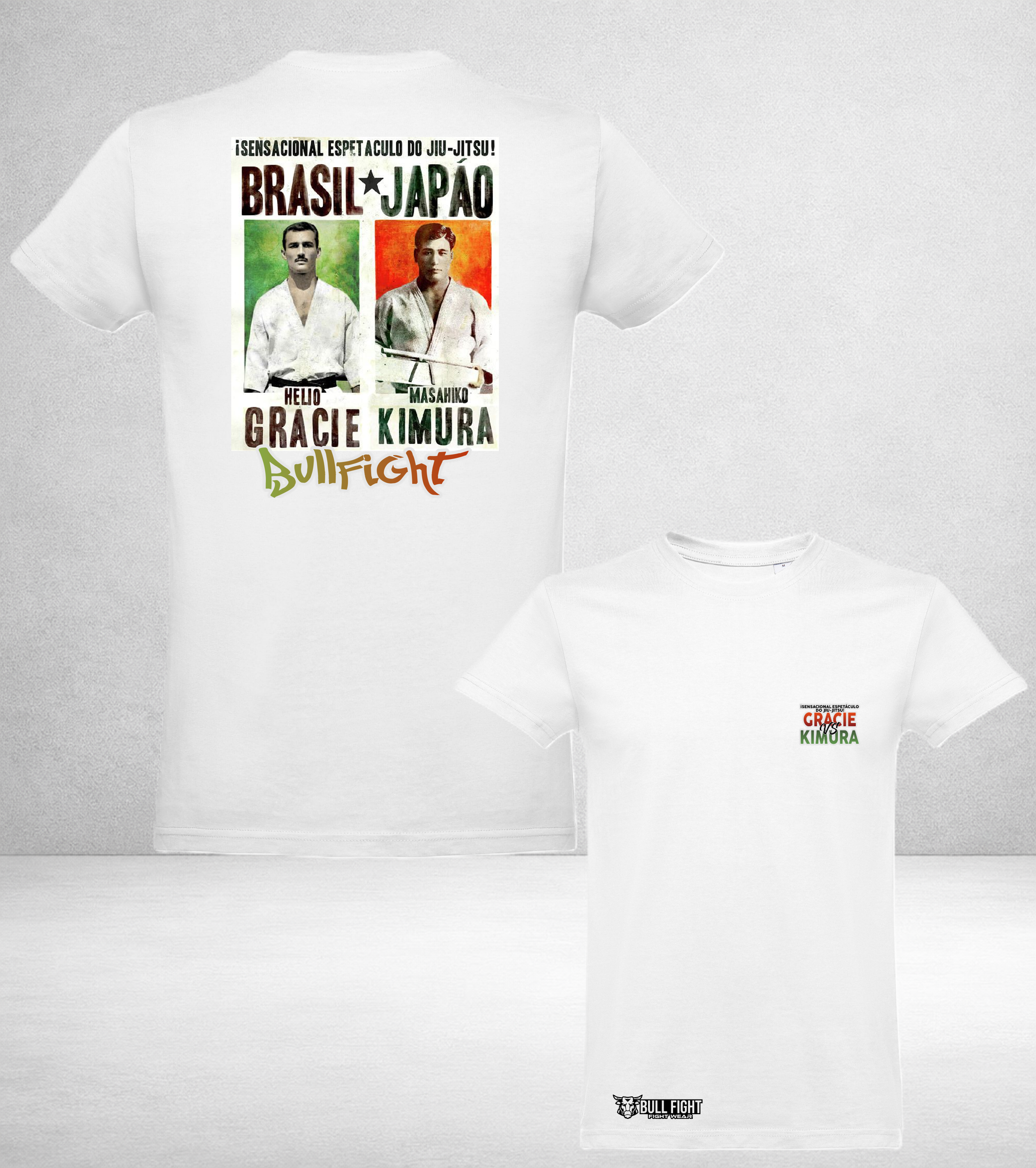 T-Shirt Bull Fight Lifestyle - GRACIE E KIMURA ADULTO