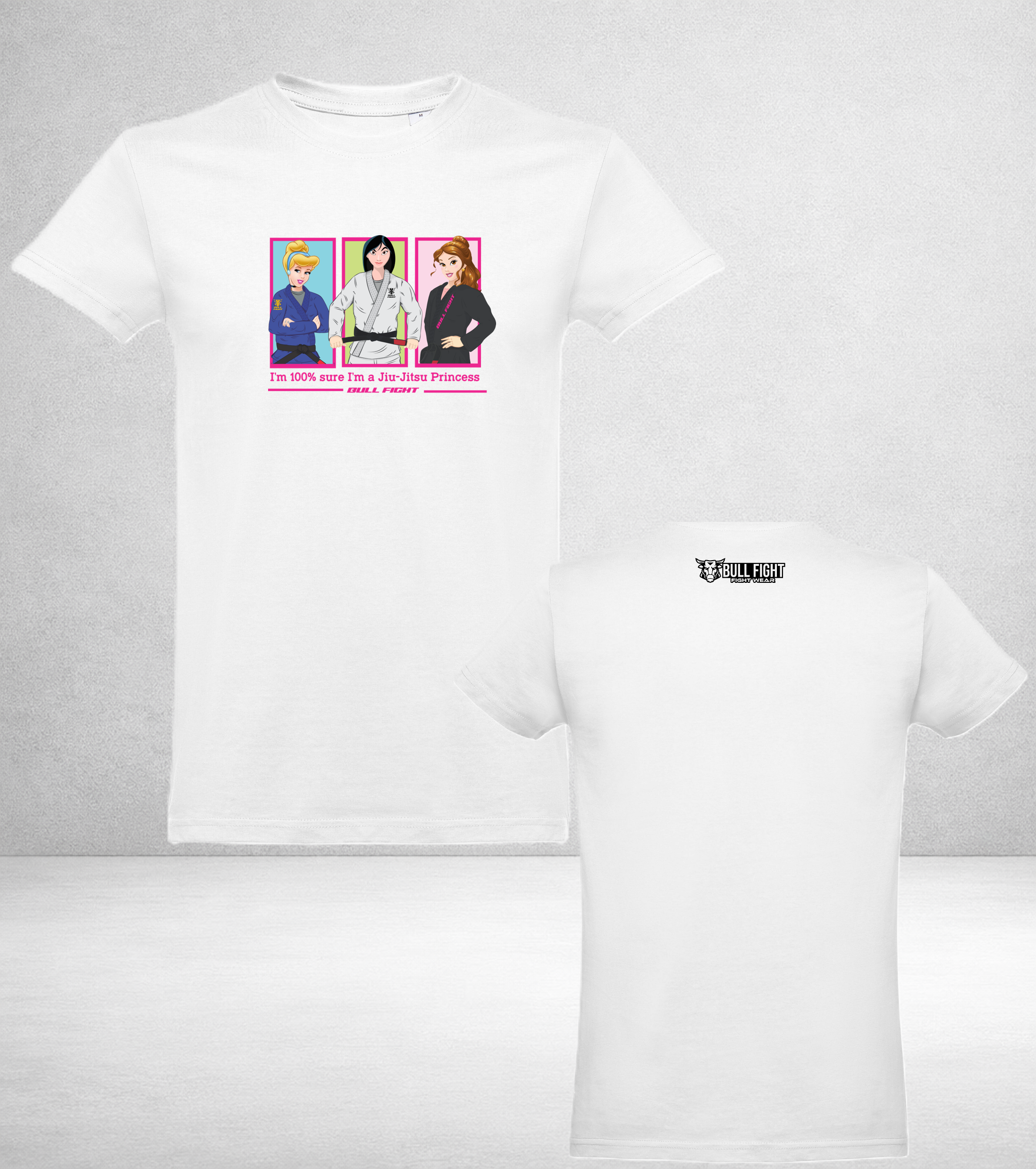 T-Shirt Bull Fight Lifestyle - BJJ PRINCESAS KIDS