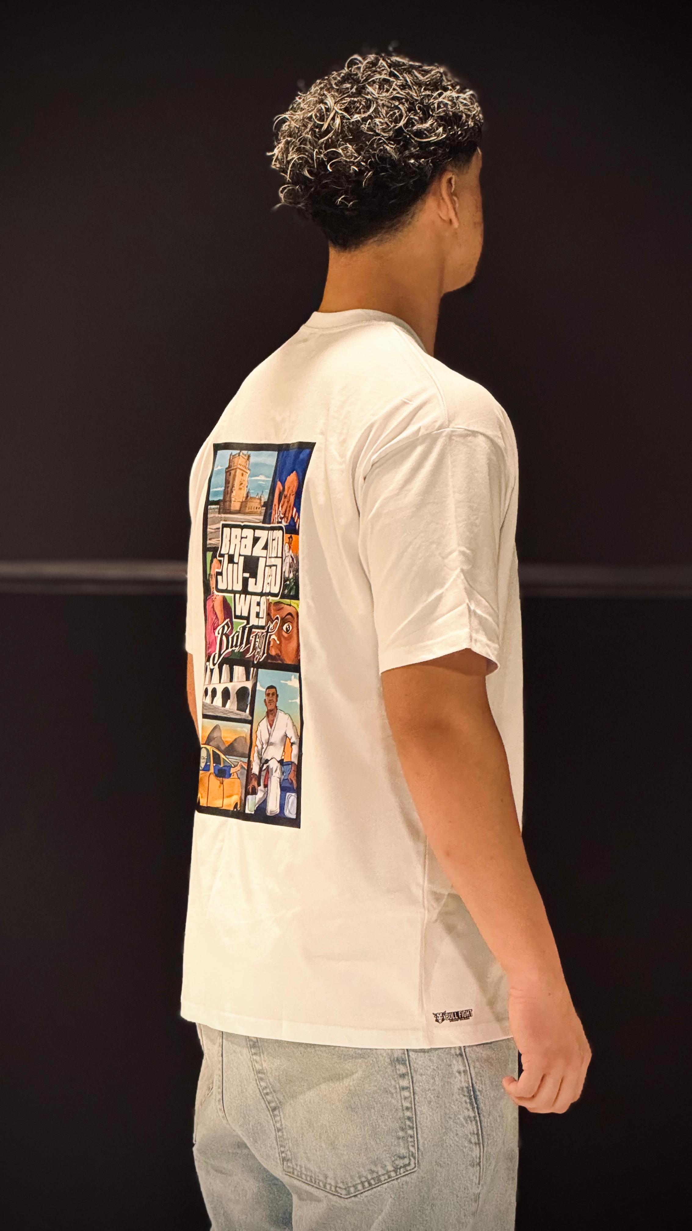 T-Shirt Oversize - Brazilian Jiu Jitsu Bullfight 