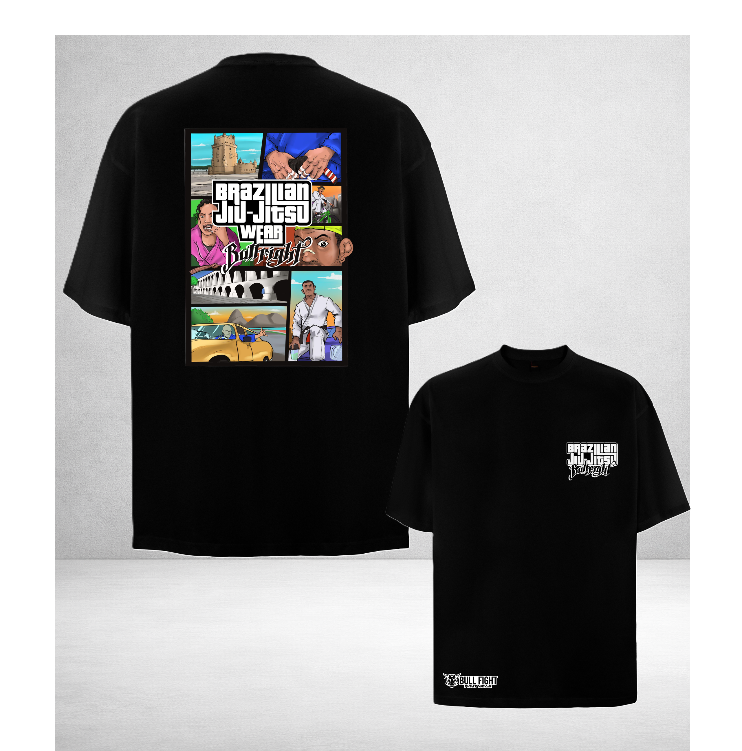 T-Shirt Bull Fight Lifestyle - STREET LIFE OVERSIZE