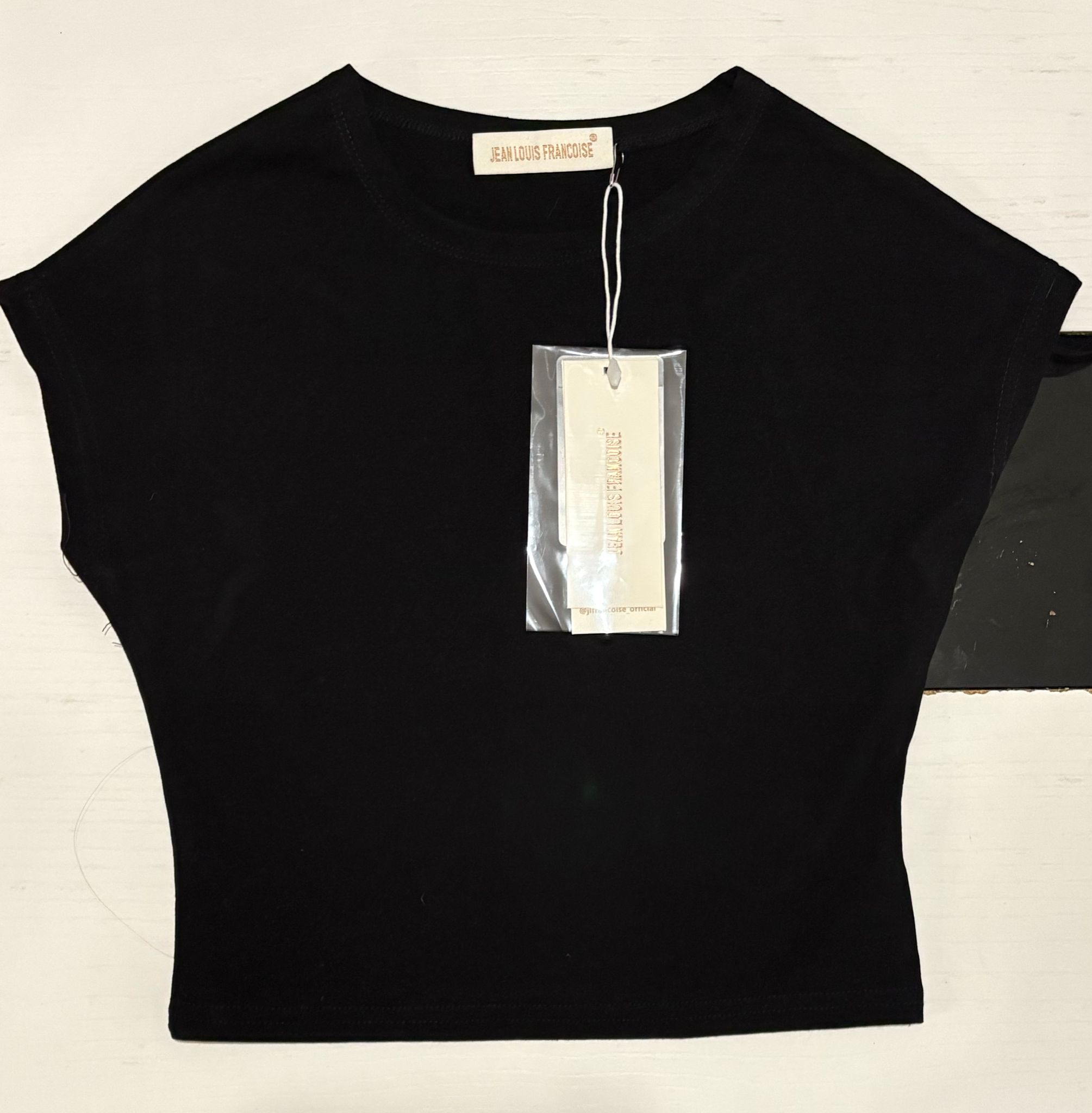 Camiseta negra de mujer