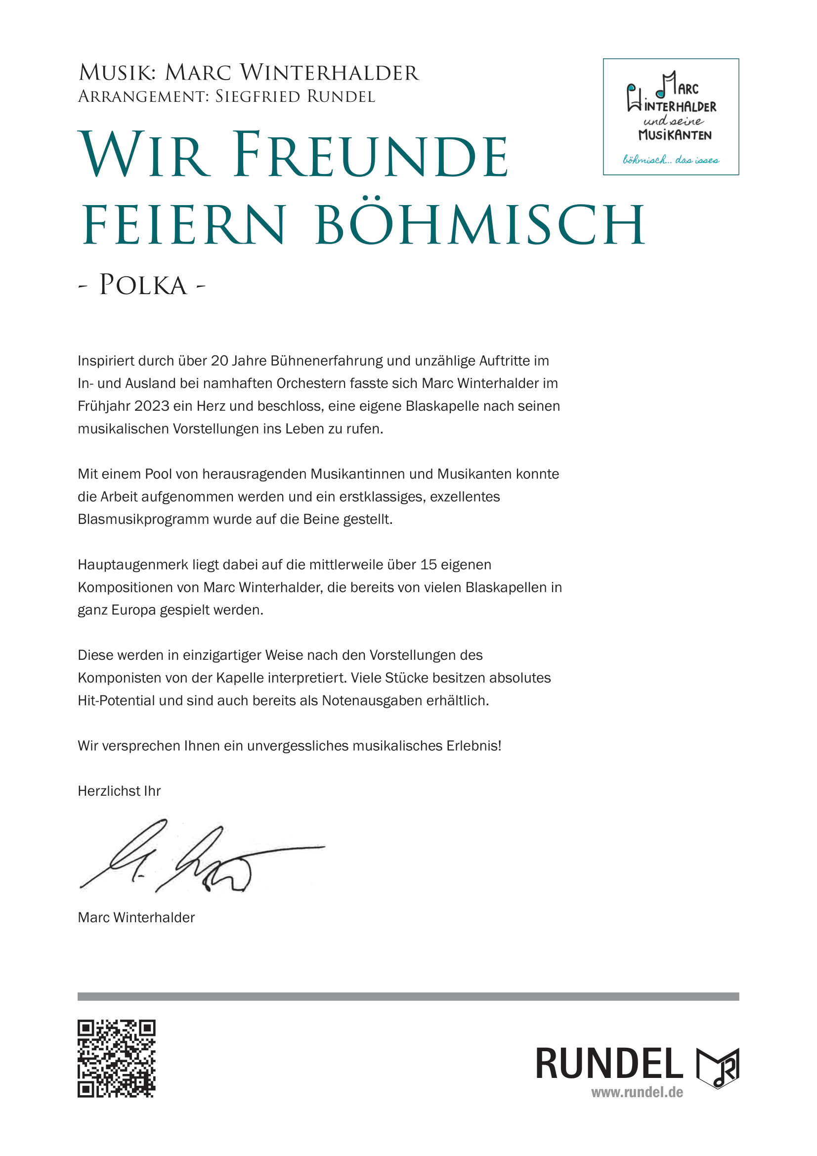 Wir Freunde feiern böhmisch