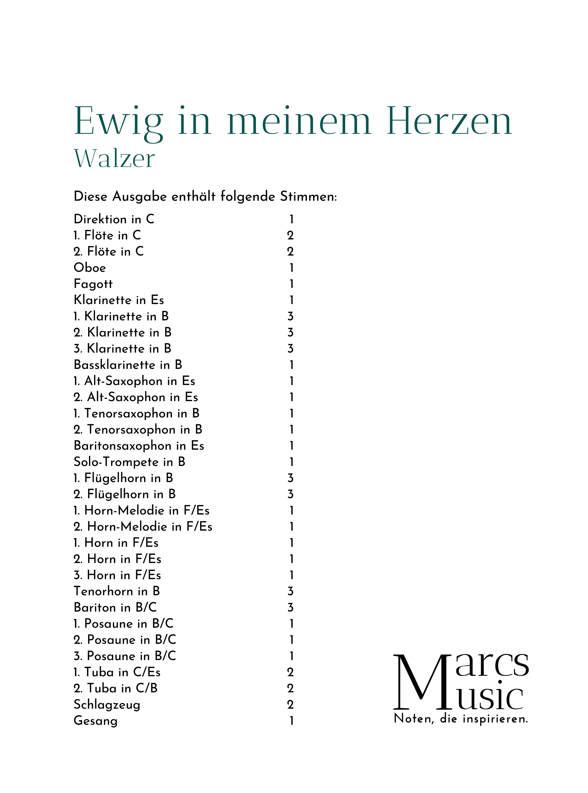 Ewig in meinem Herzen