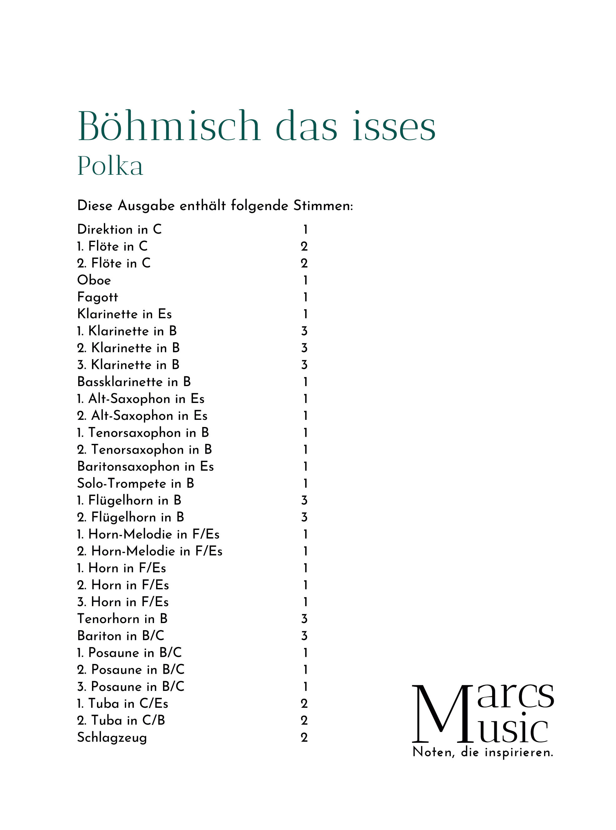 böhmisch… das isses