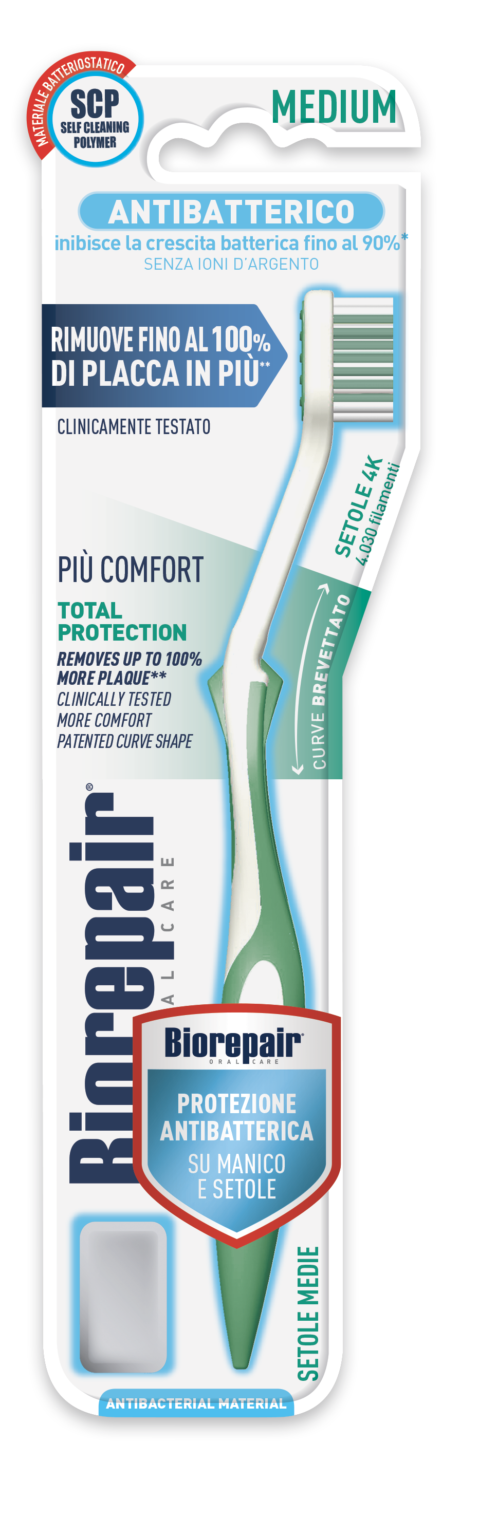 BIOREPAIR® BROSSE À DENTS MEDIUM