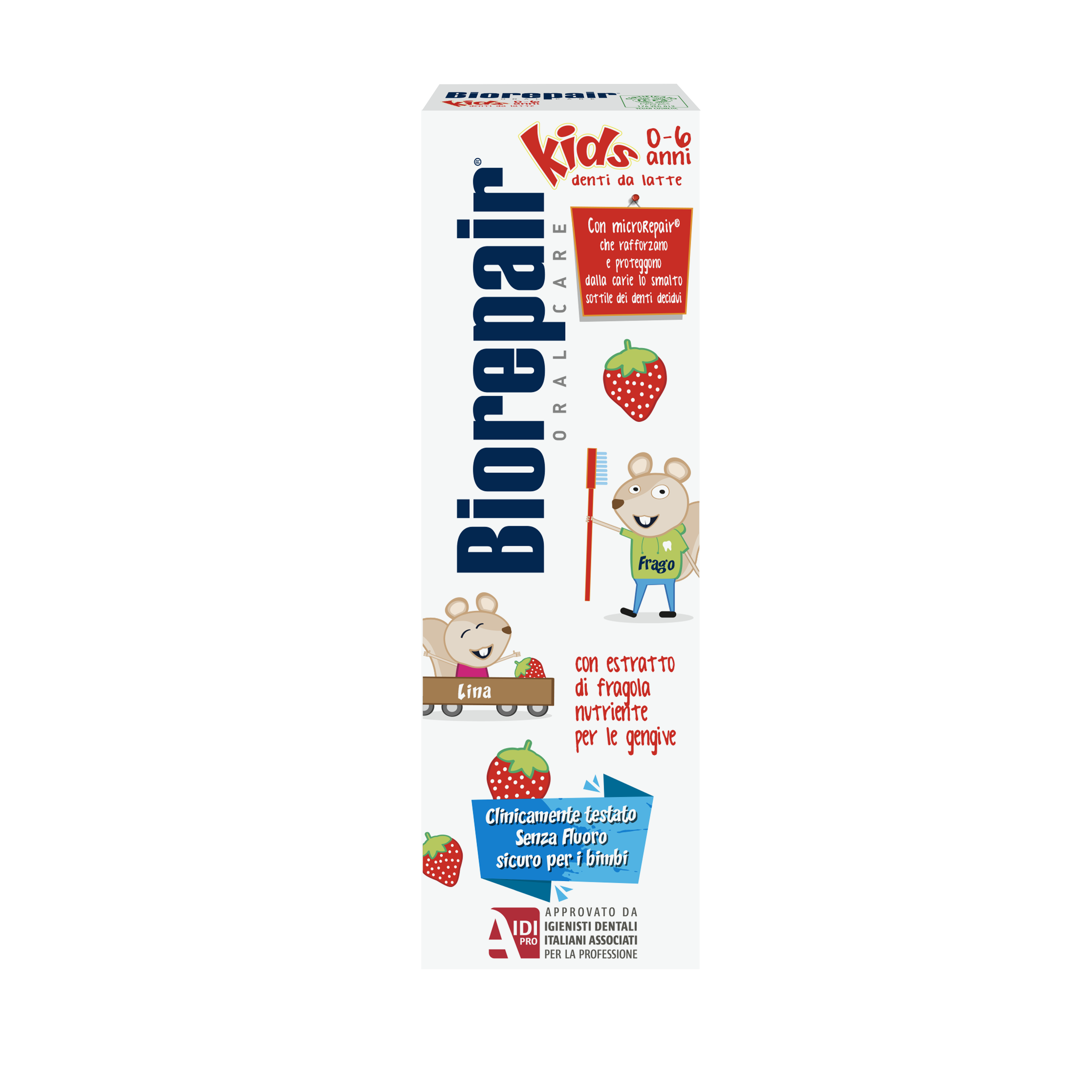 BIOREPAIR Dentifrice Kids 0-6ans - Goût de fraise