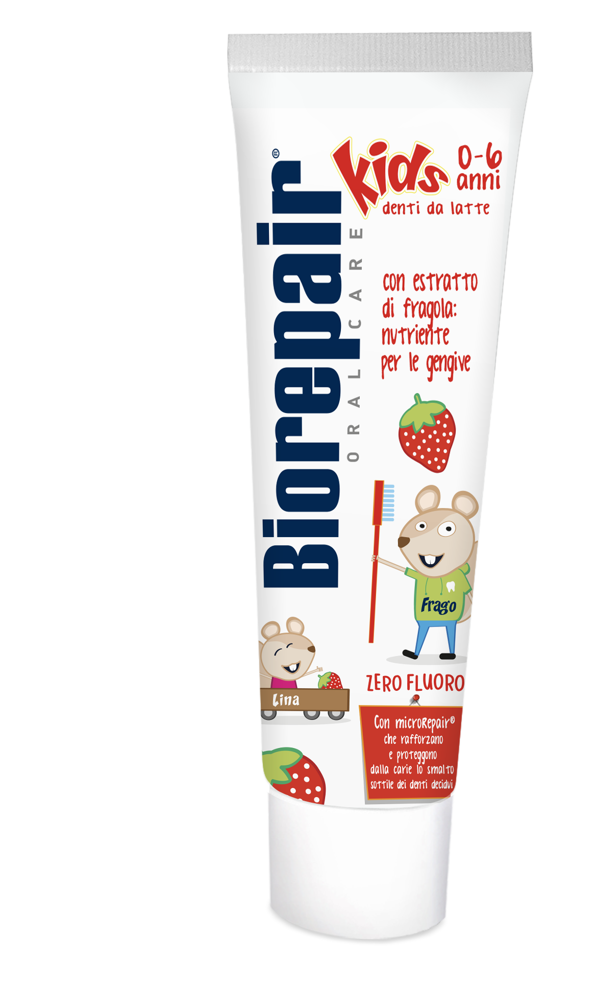 BIOREPAIR Dentifrice Kids 0-6ans - Goût de fraise