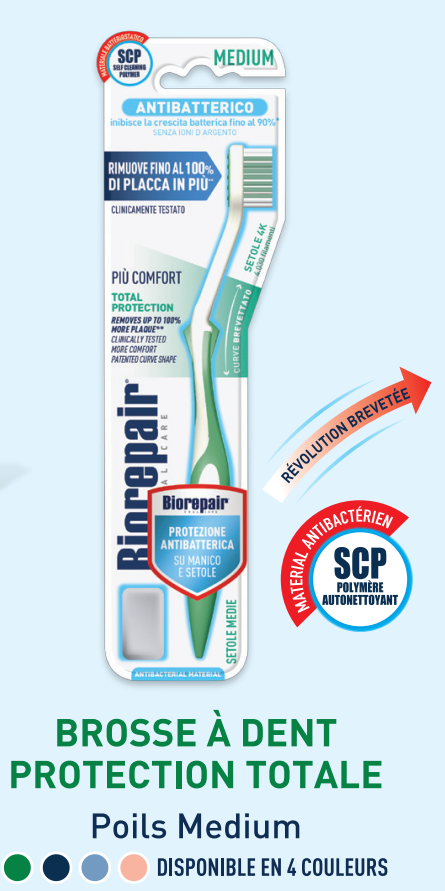 BIOREPAIR® BROSSE À DENTS MEDIUM