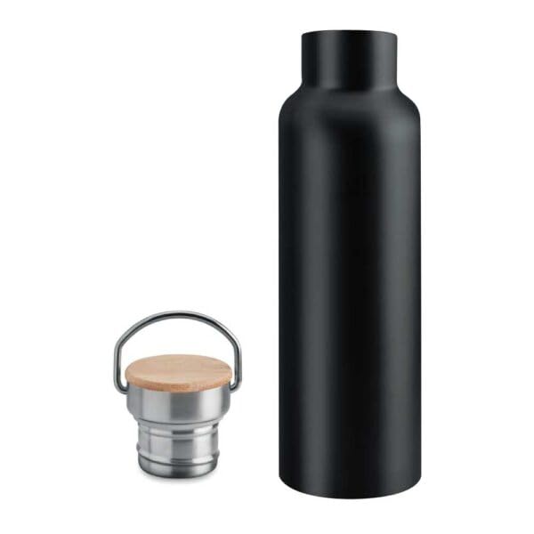 BALLOJI Customized Water Bottle with Name Insulated, Stainless Steel Water Bottle Vacuum Flask with Bamboo Lid | 304 Steel Inside & Outside | 18 Hours...