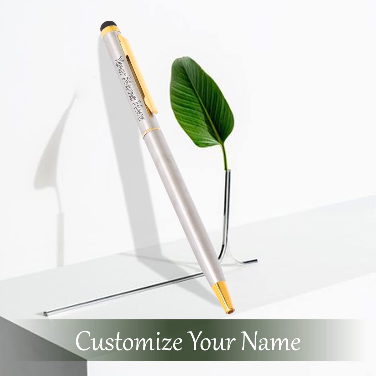 BALLOJI Customized Metal Ball Pen/Special For All Festive Seasons, Plastic With Box