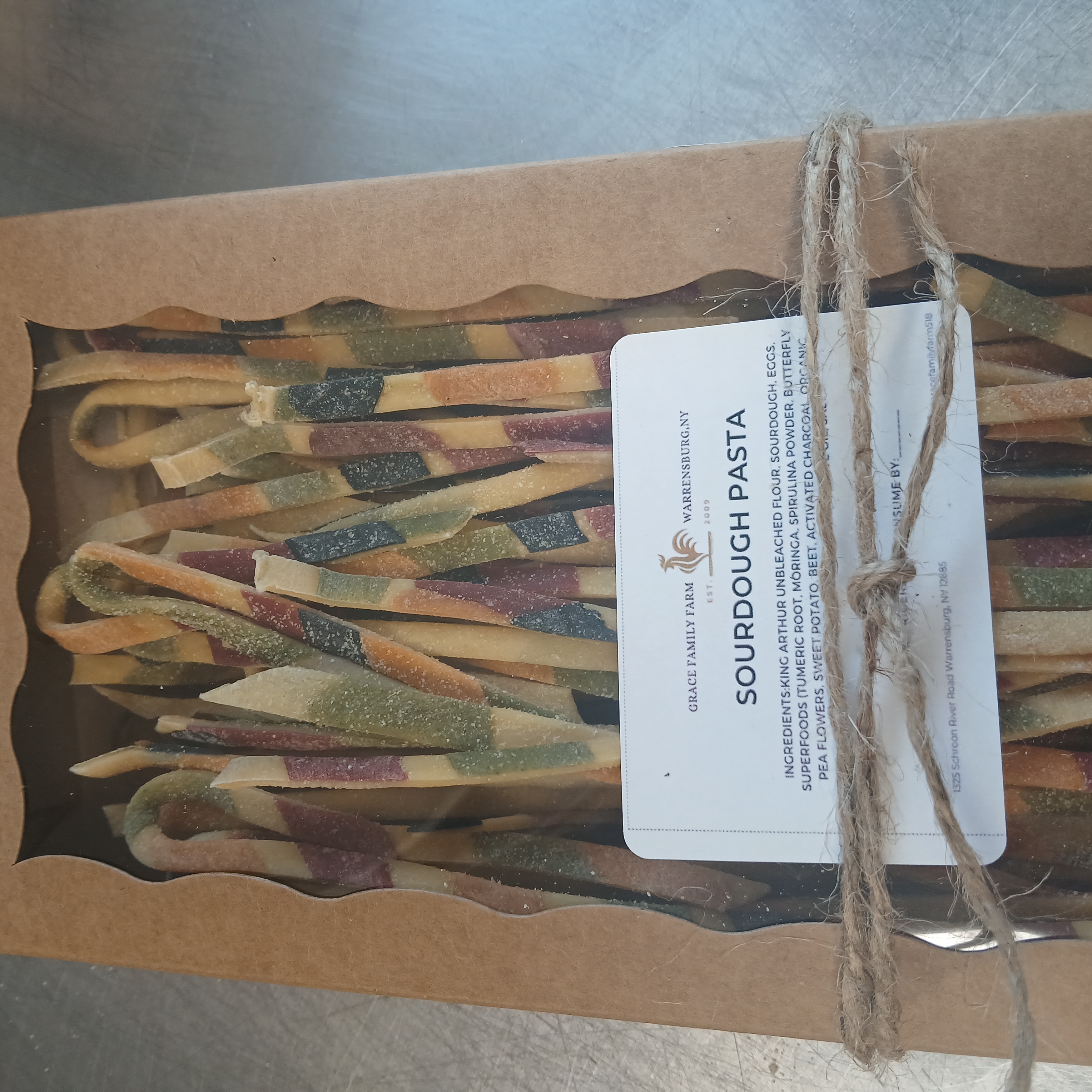 Sourdough Pasta with Superfood Colors