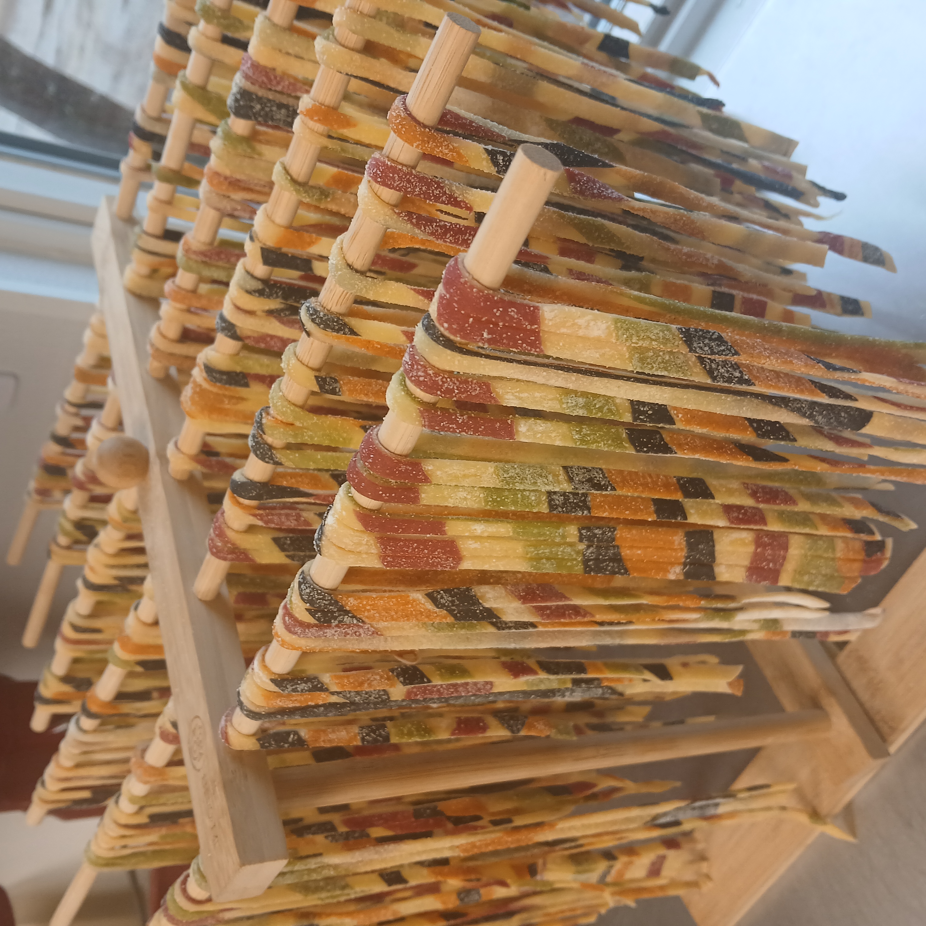 Sourdough Pasta with Superfood Colors