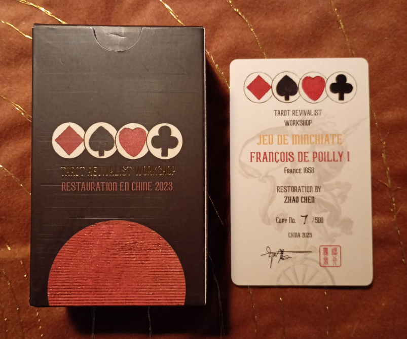 Jeu de Minchiate Francois de Poilly, France 1658.