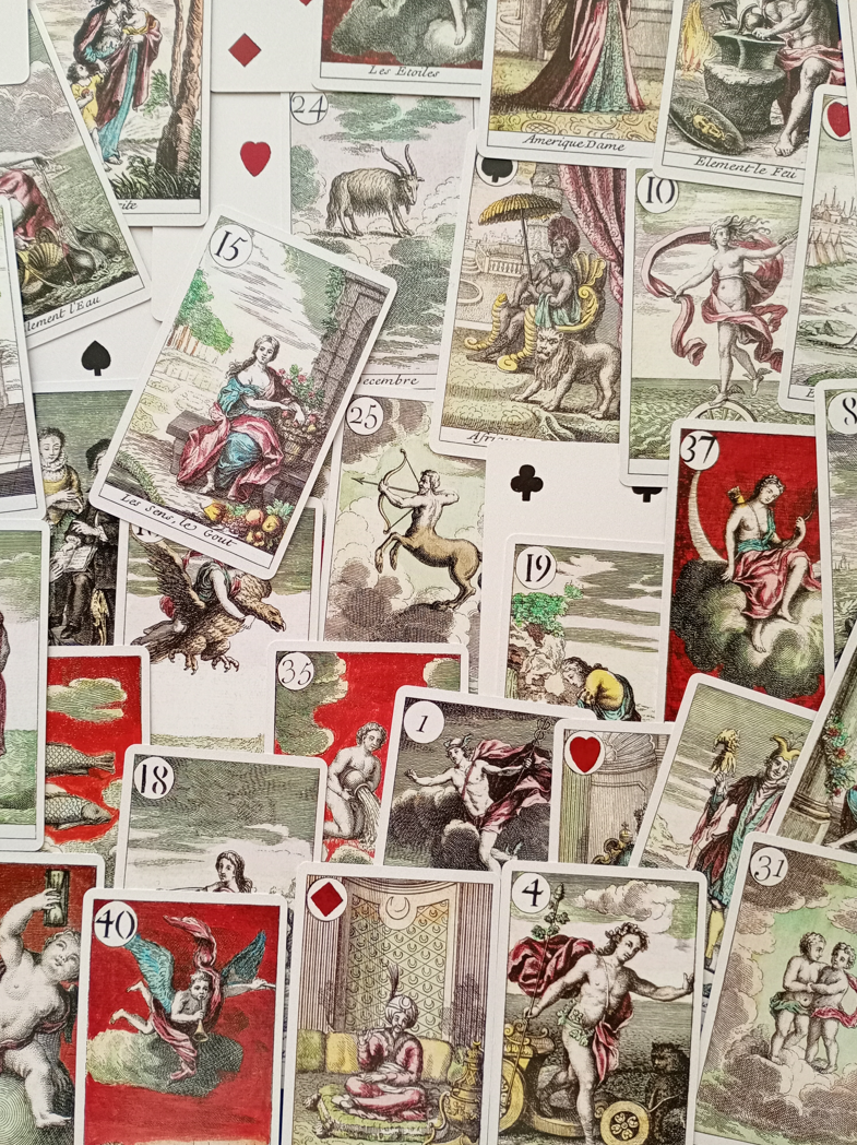 Jeu de Minchiate Francois de Poilly, France 1658.