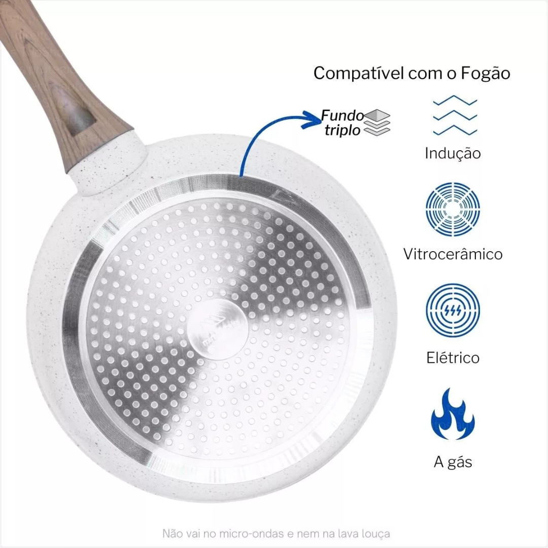 Jogo de Panelas Cerâmica 