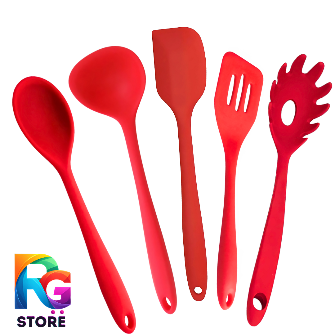 Conjunto de Utensílios de Silicone