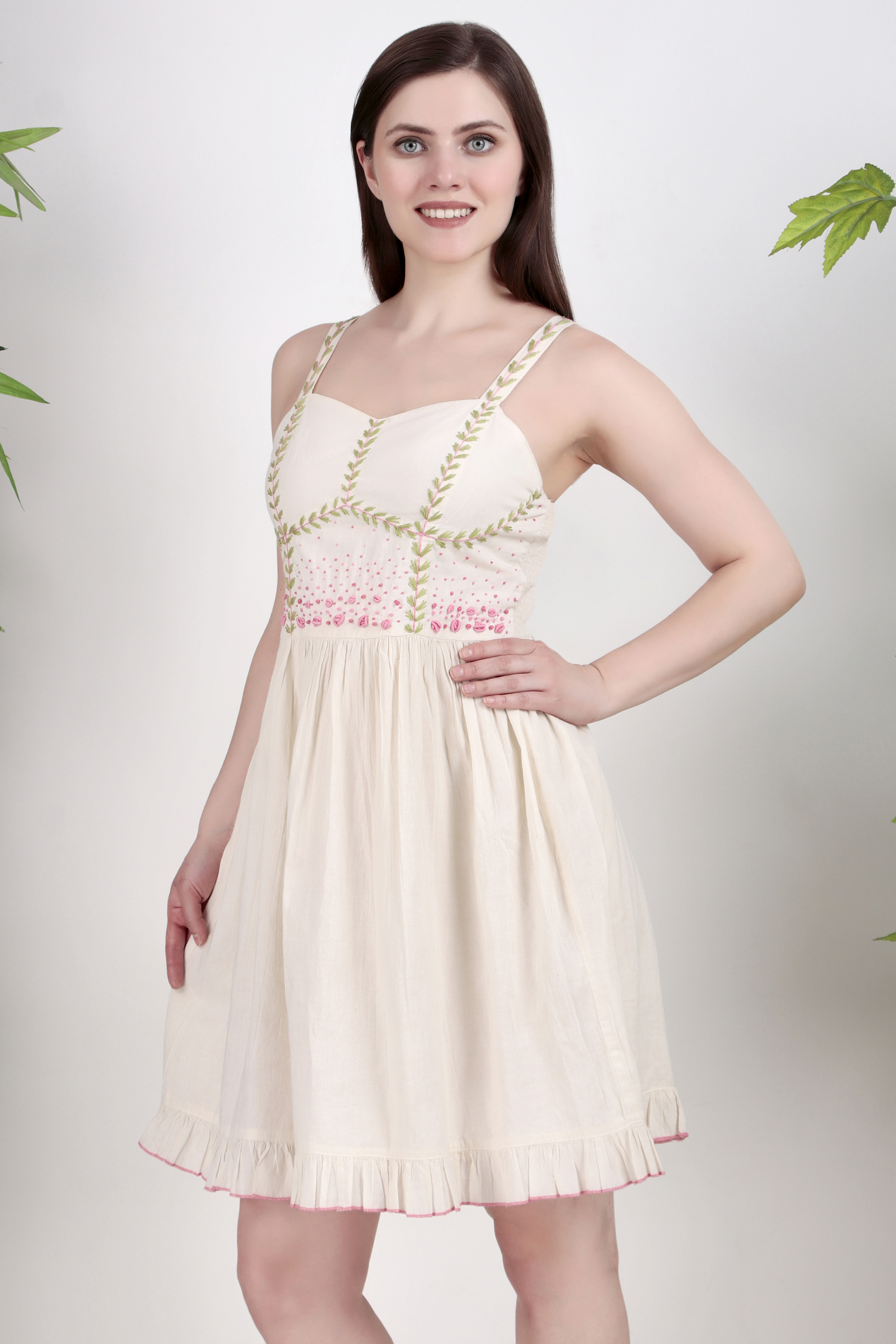 Cream Summer Dress