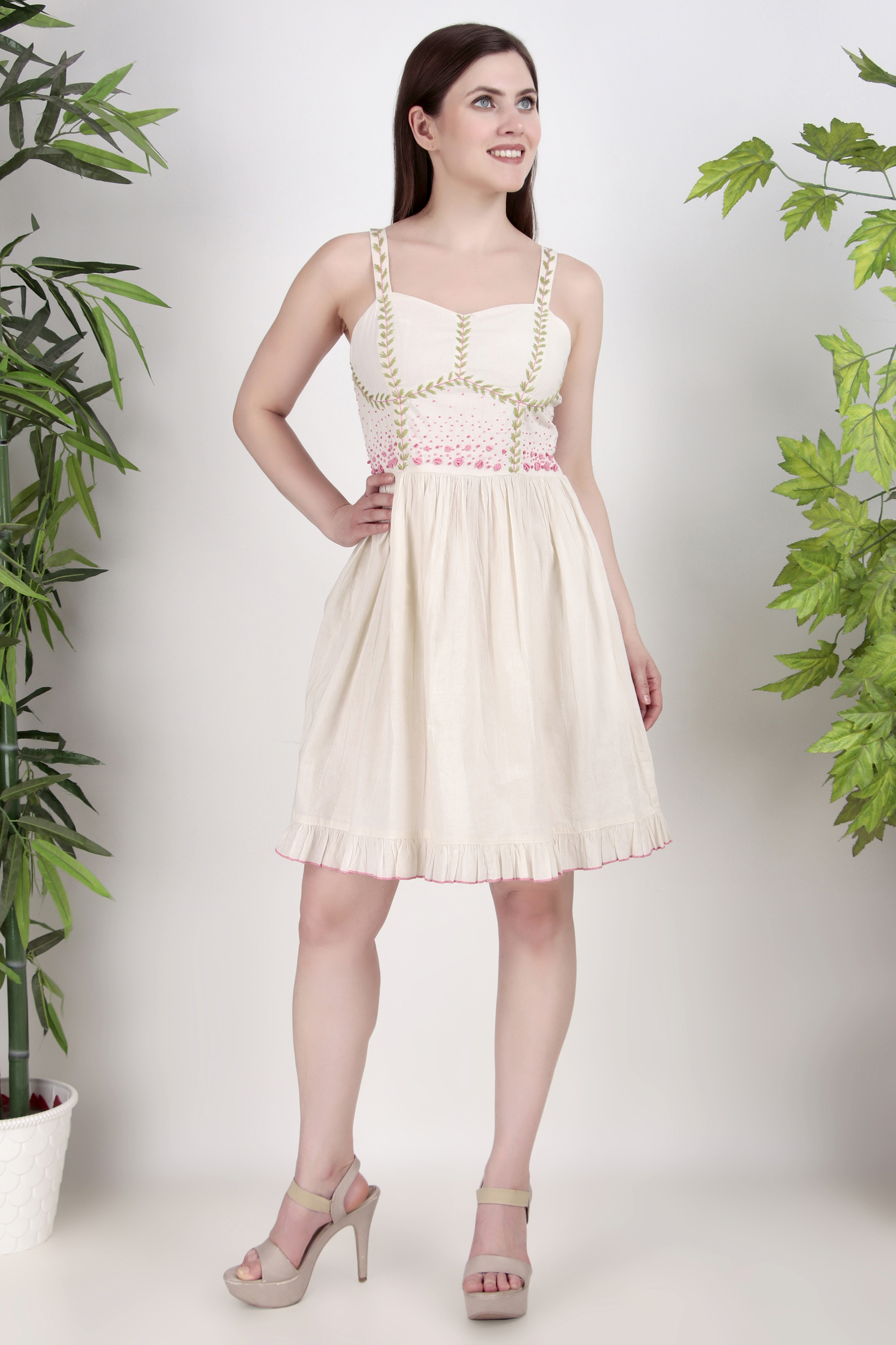 Cream Summer Dress