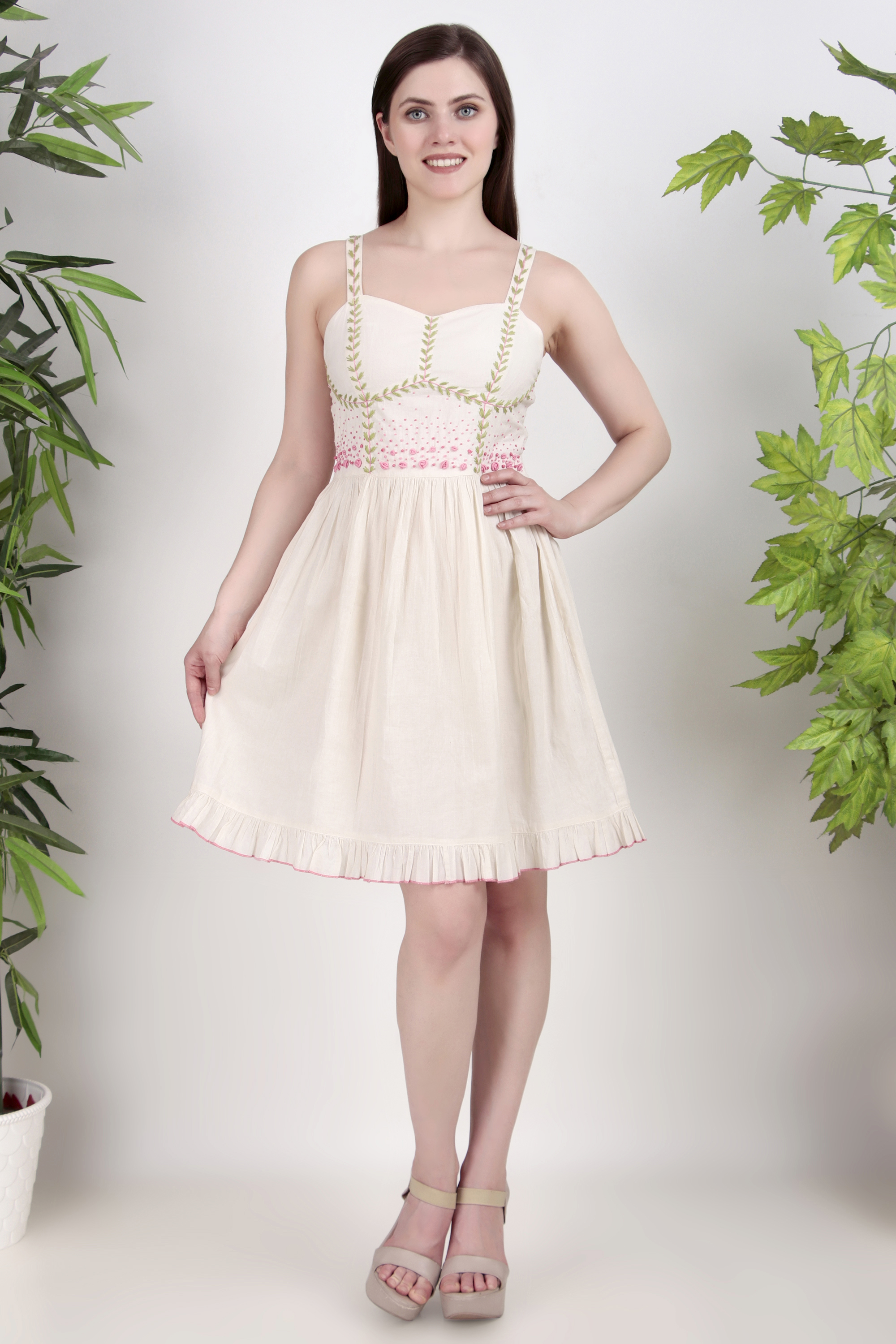 Cream Summer Dress