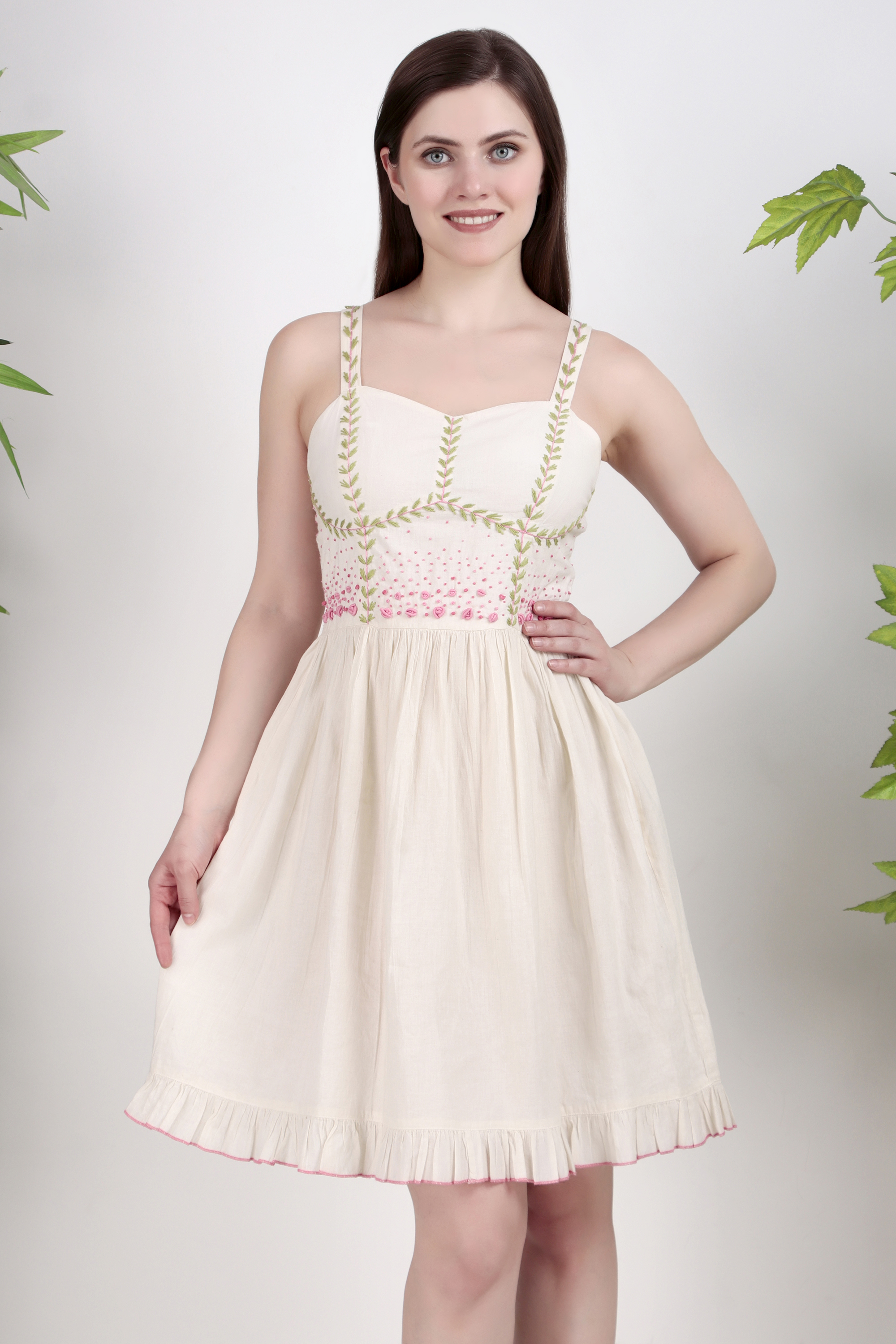 Cream Summer Dress