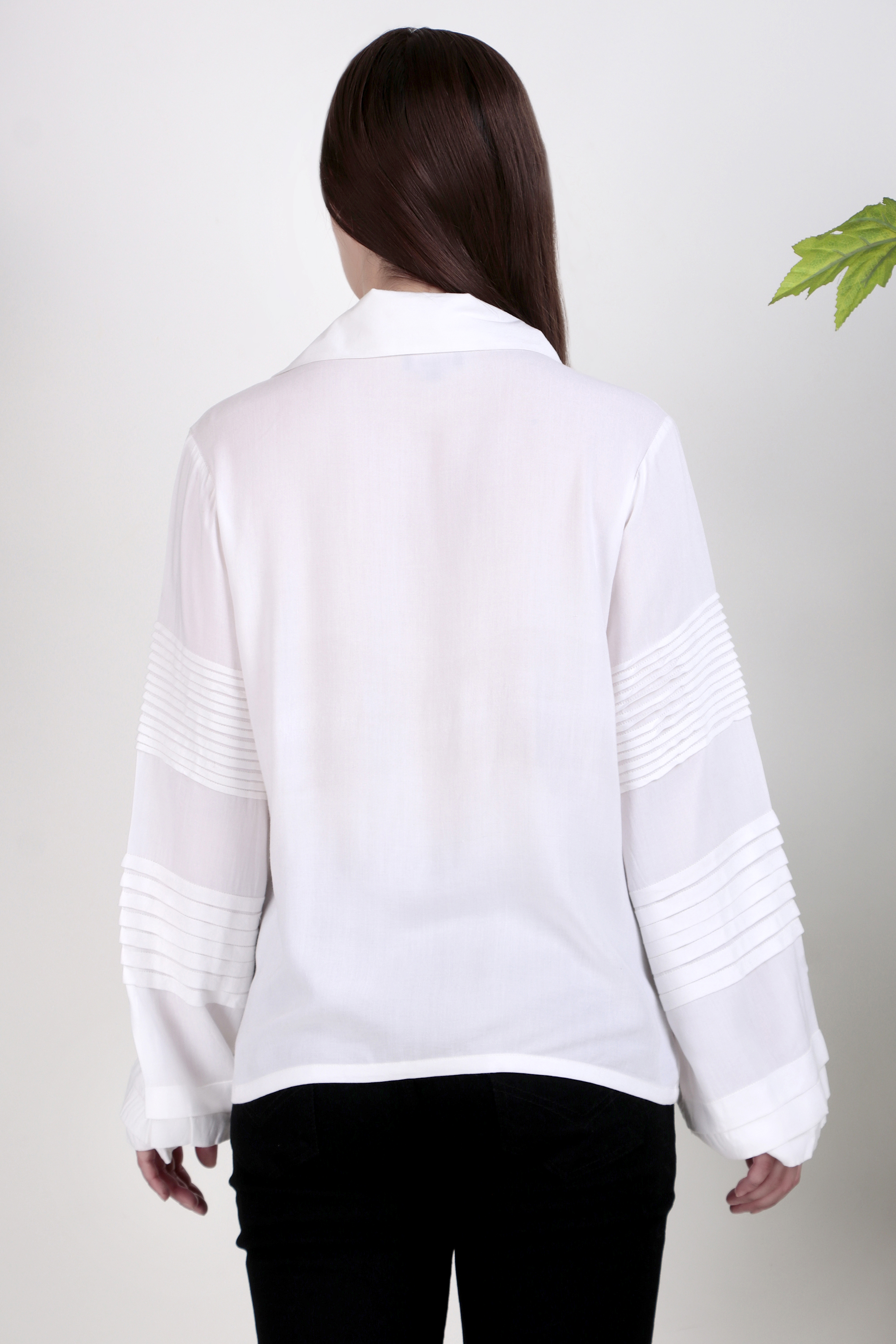 White Button-Up Blouse