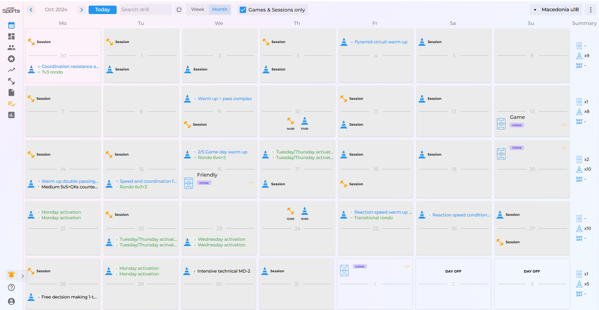 6 weeks preparation programme
