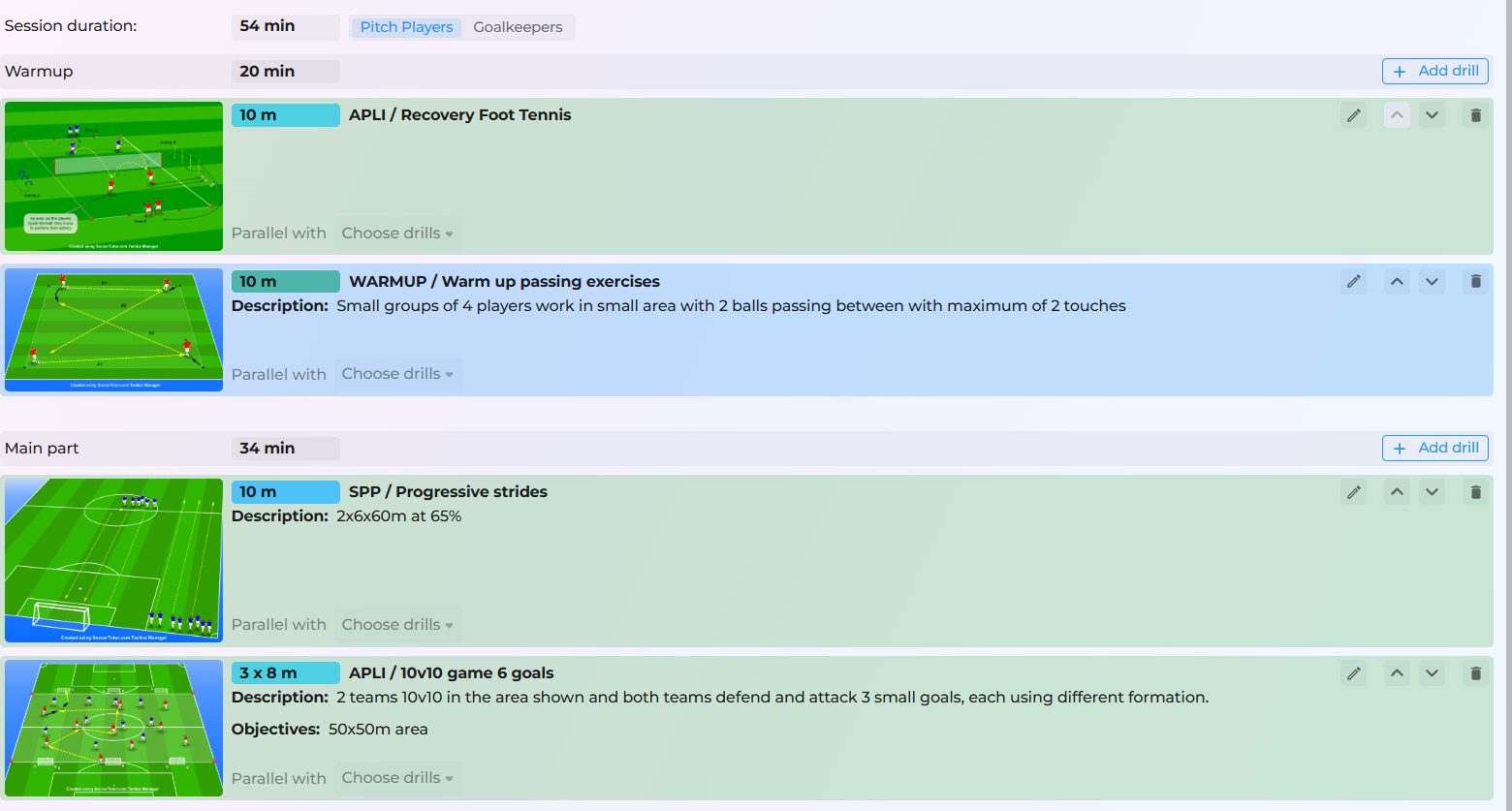 6 weeks preparation programme