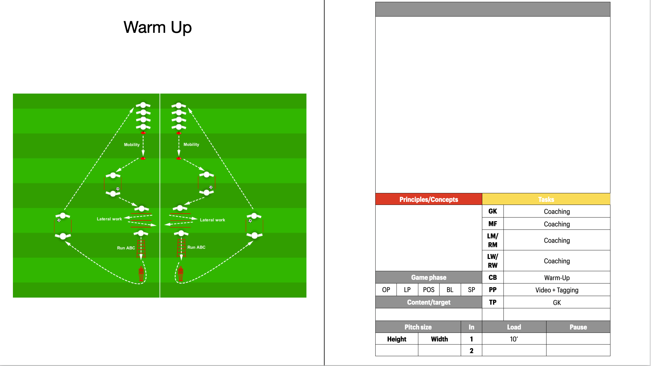 IN-season full sessions 