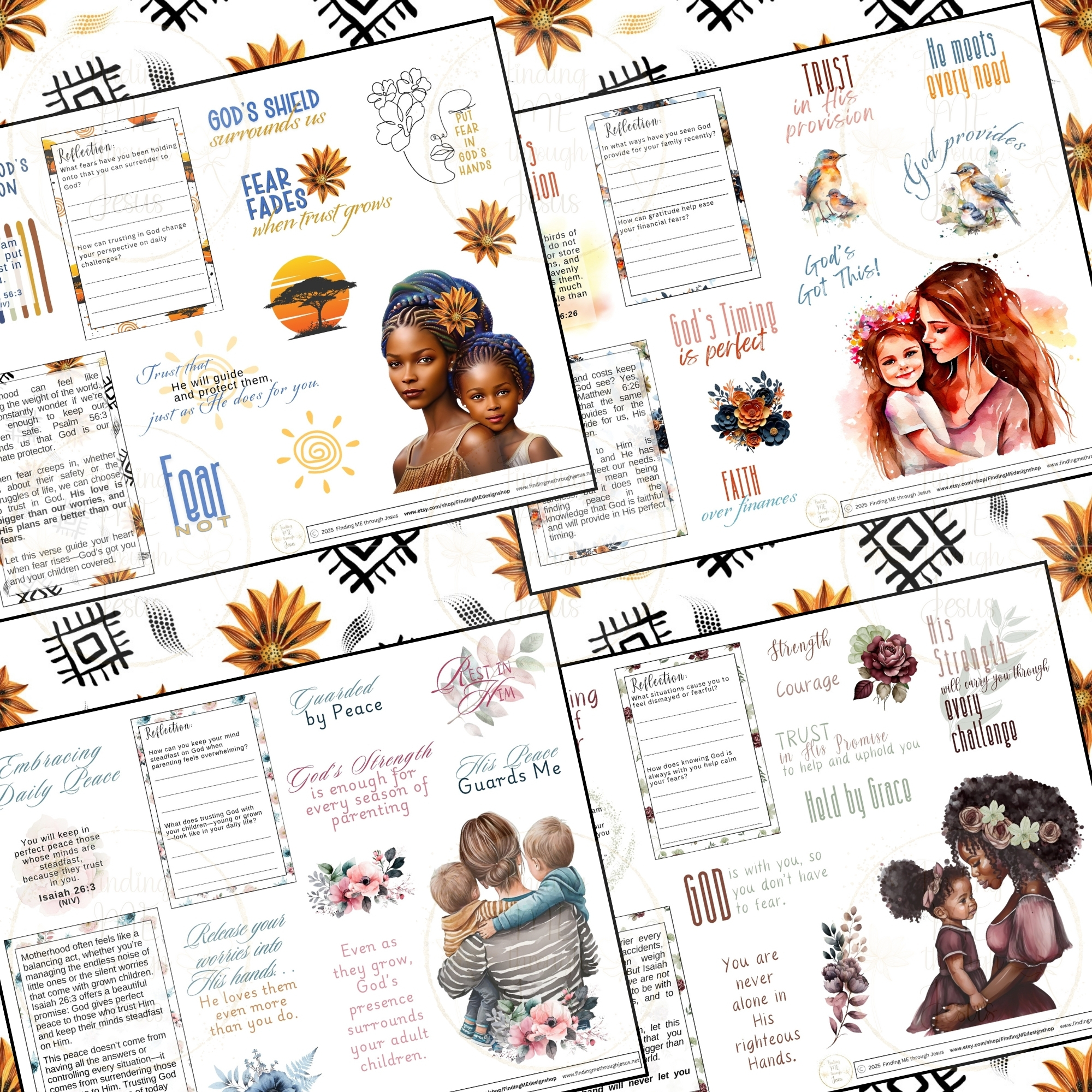 Fear Not Mama Printable Bible Journaling Kit