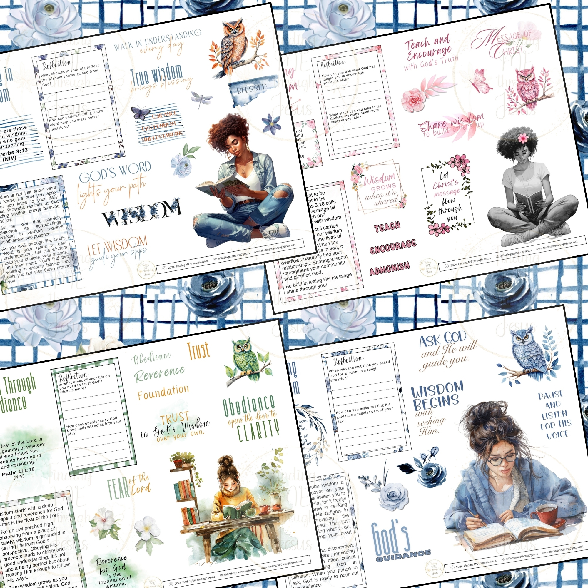 Wisdom in the Word Printable Bible Journaling Kit