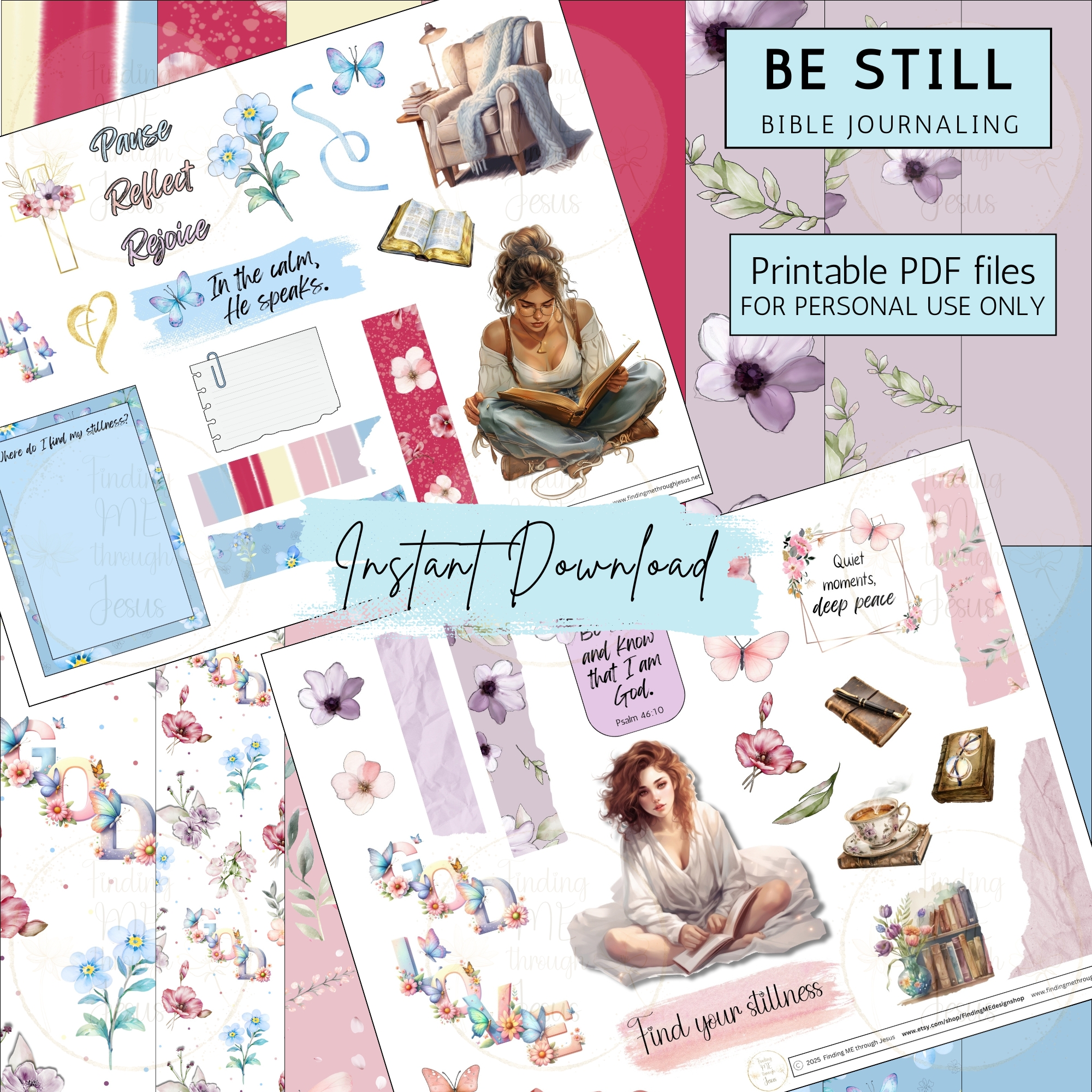 Be Still Mini Bible Journaling Kit