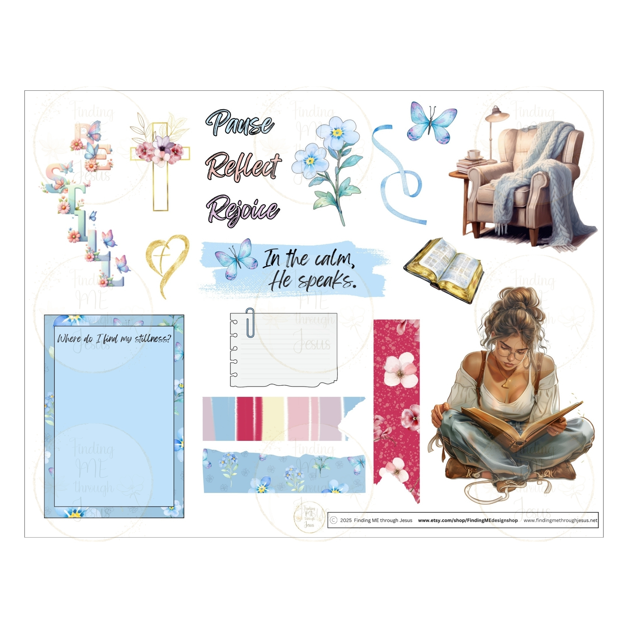 Be Still Mini Bible Journaling Kit